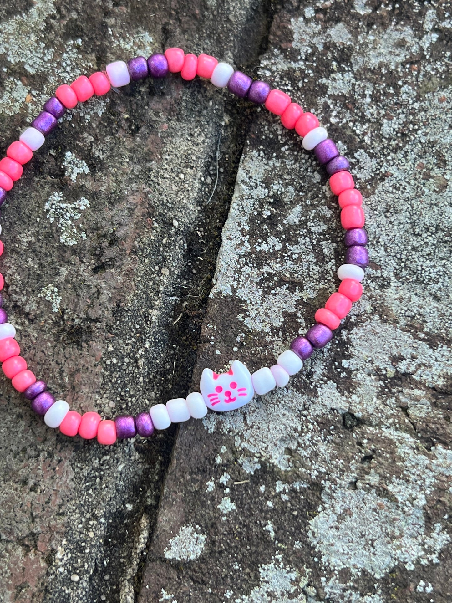 Handmade Kitty Cat Anklet/Bracelet