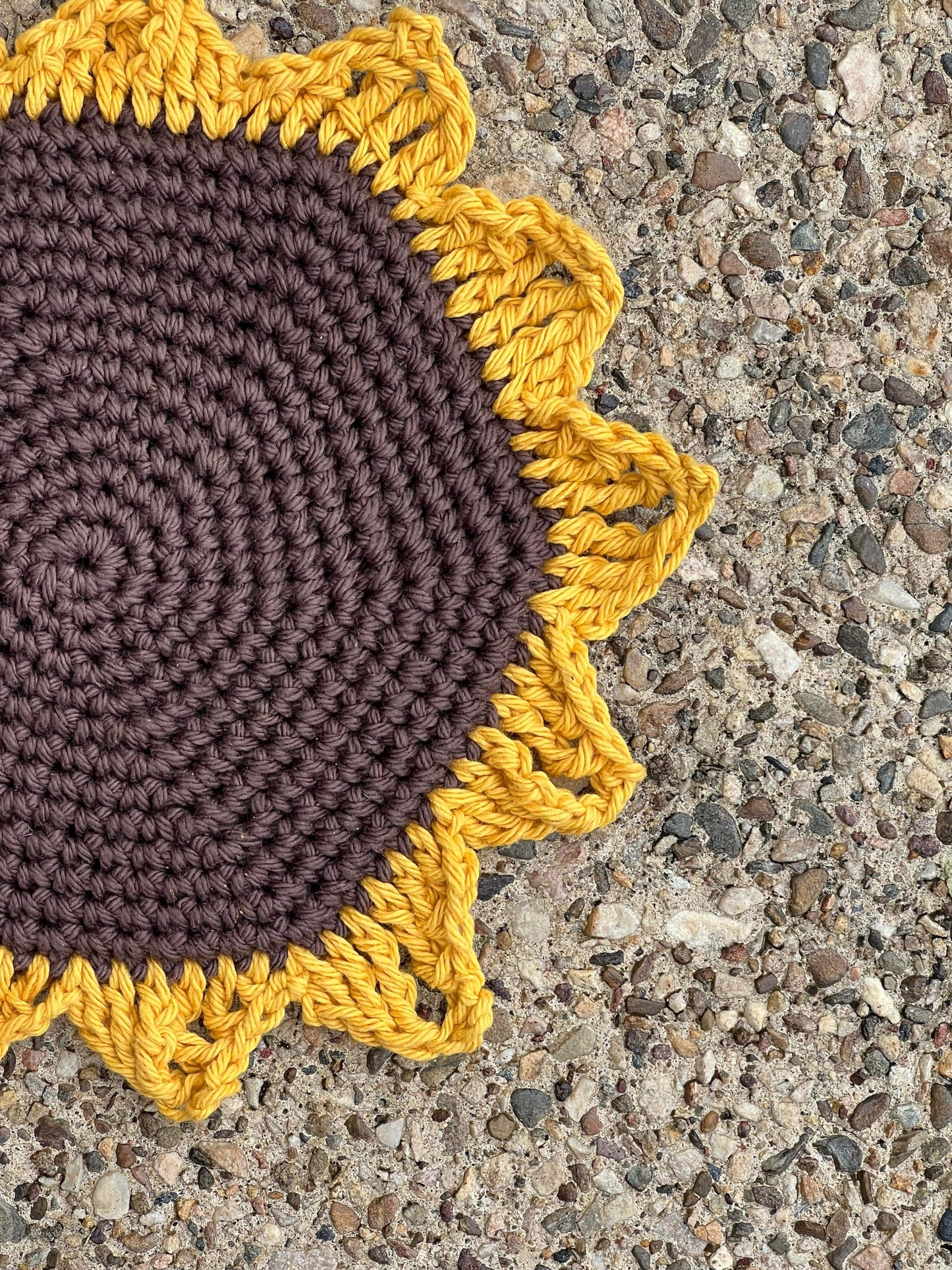 Sunflower Cotton Hot Pad