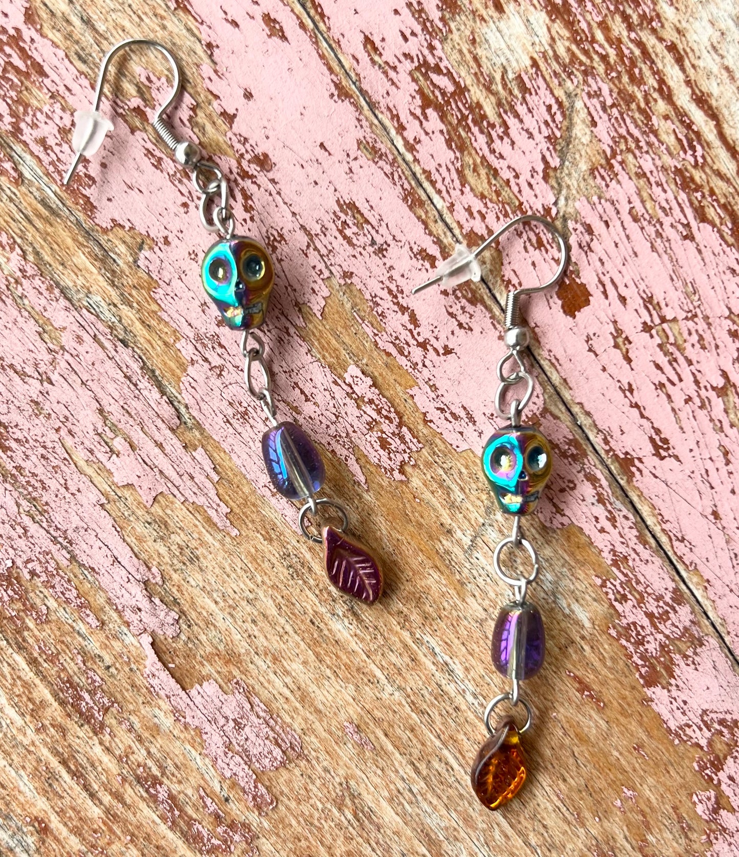 Handmade Skull Earrings