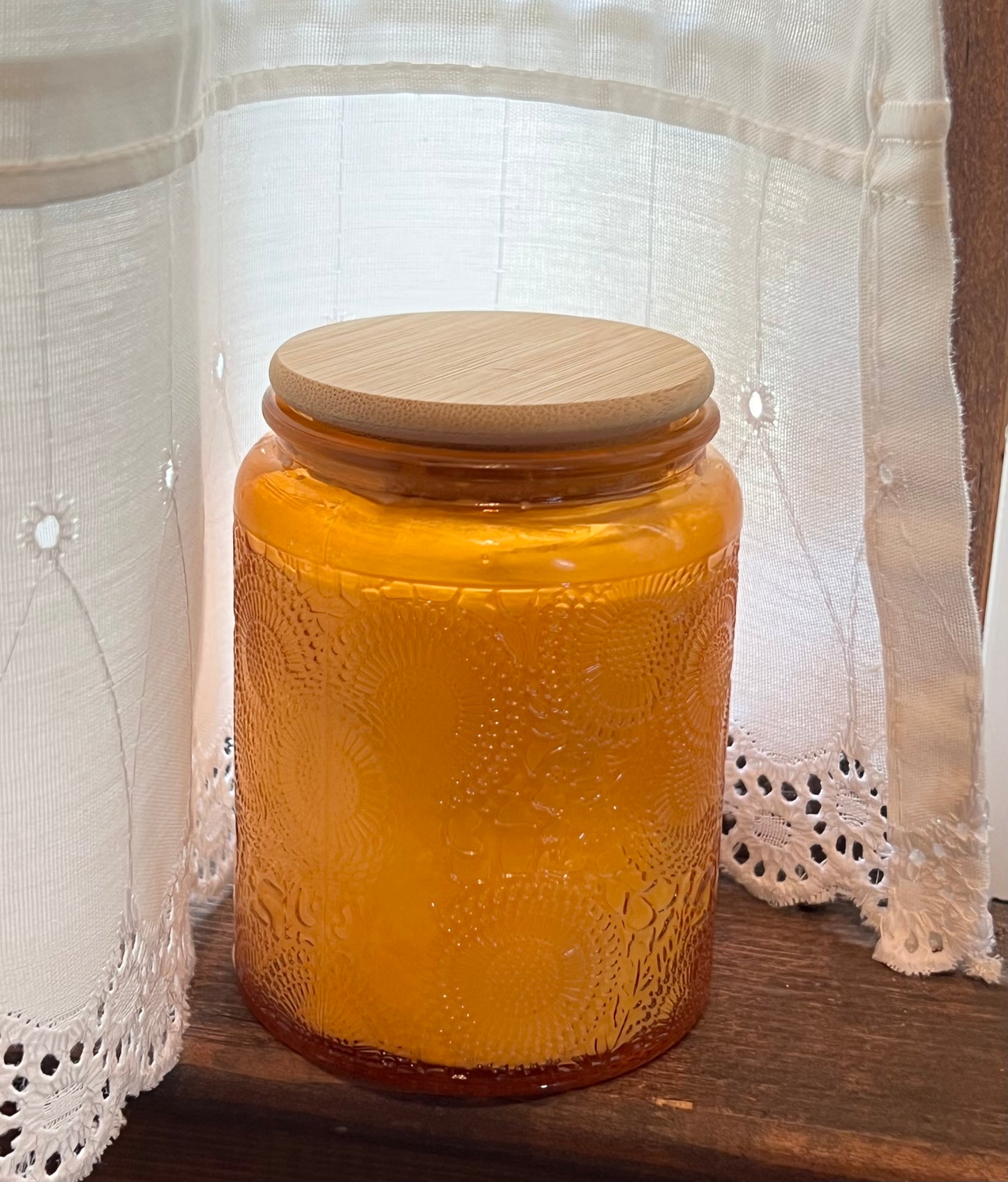 Sunflower Scented Boho Soy Candle