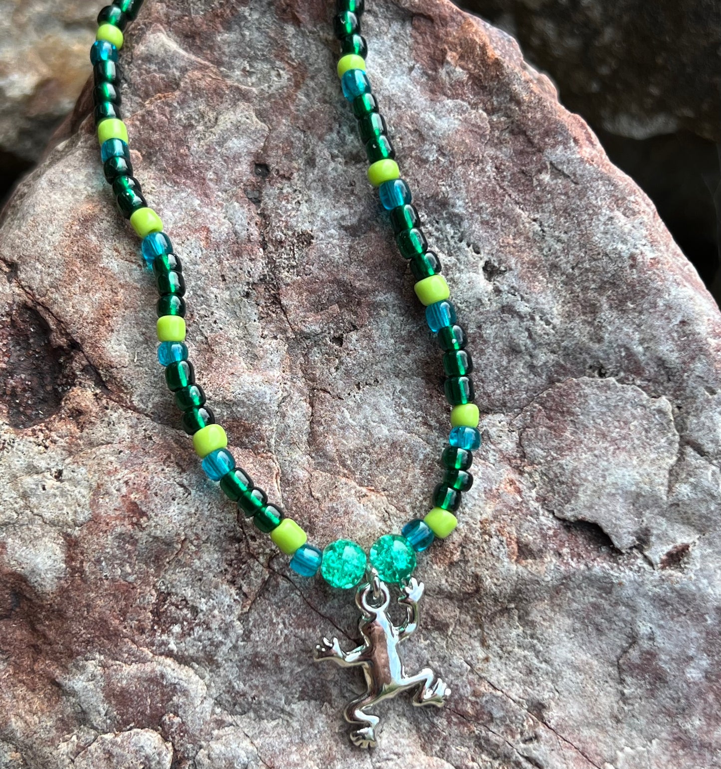 Handmade Frog Anklet/Bracelet