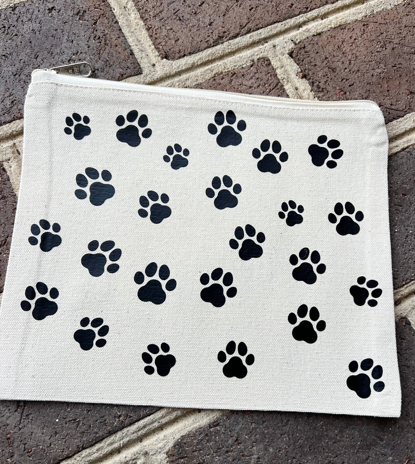 German Shepherd Lovers Canvas Zipper Pouch - Handmade