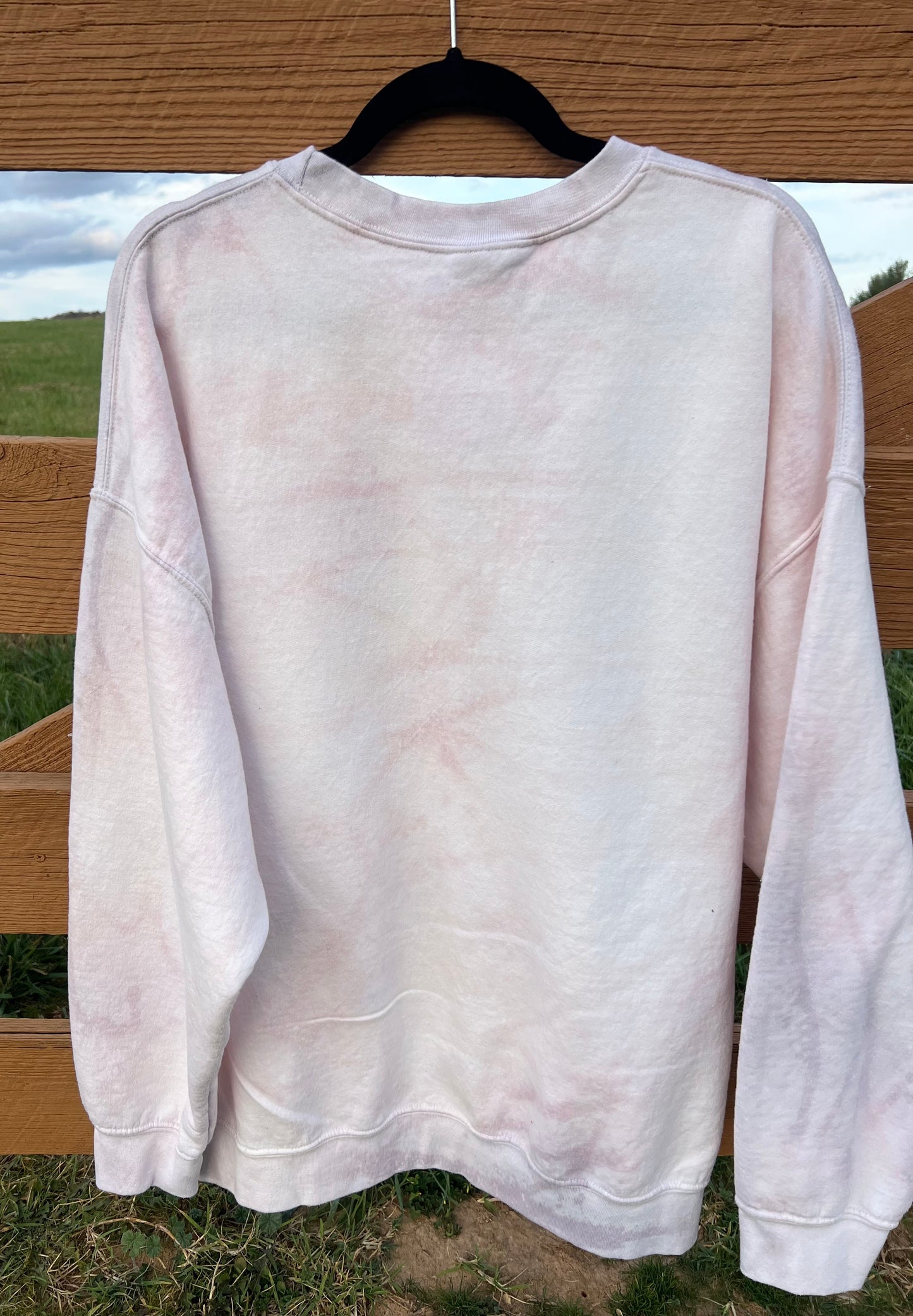 Highland Cow Hand Dyed Sweatshirt - Live as if someone left the gate open