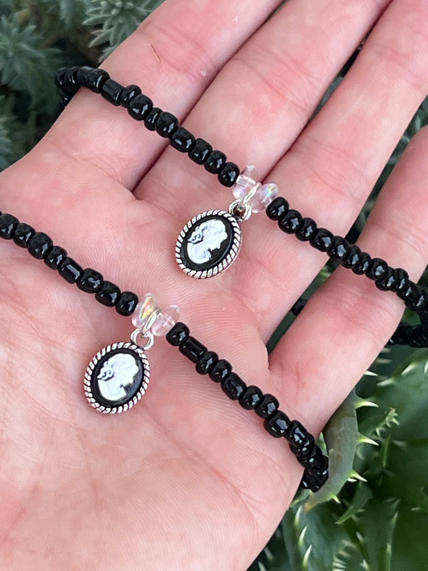 Handmade Cameo Anklet/Bracelet