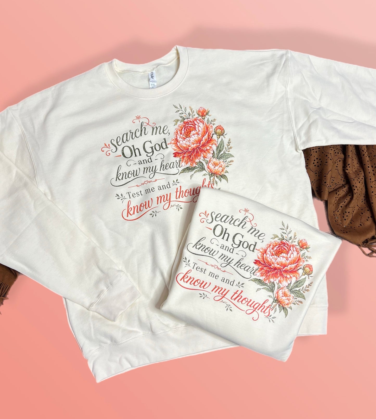 Faith Floral Cozy Sweatshirt