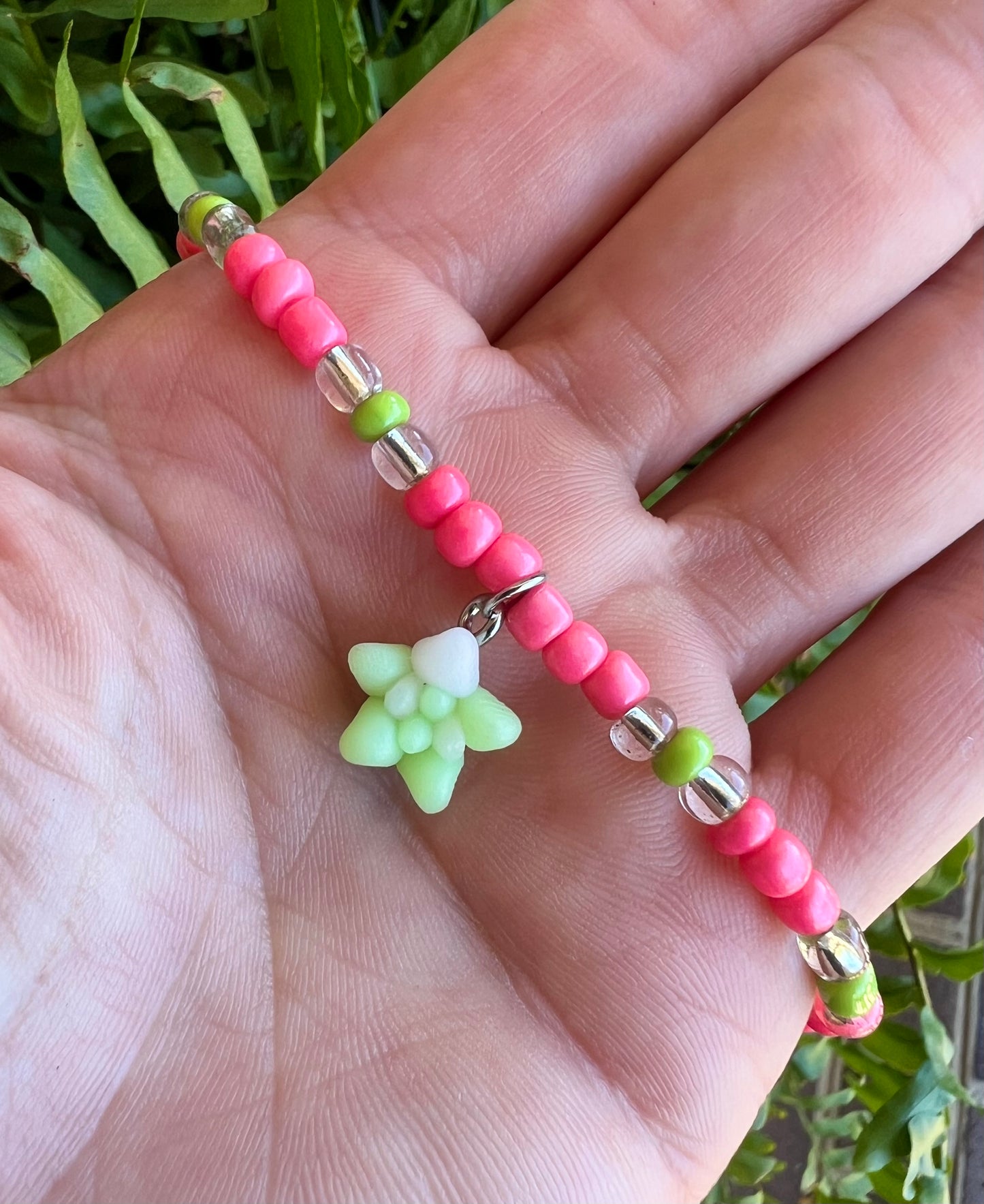Handmade Succulent Lovers Anklet - Small