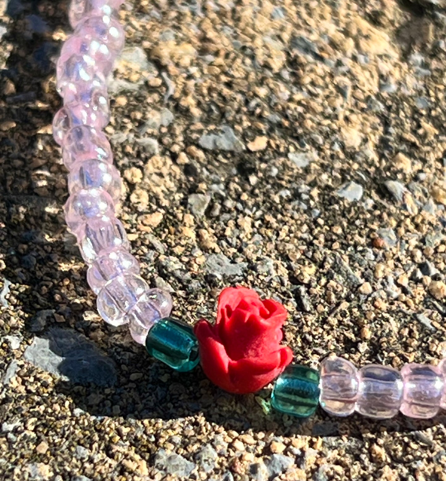 Handmade Rosette Anklet - Large