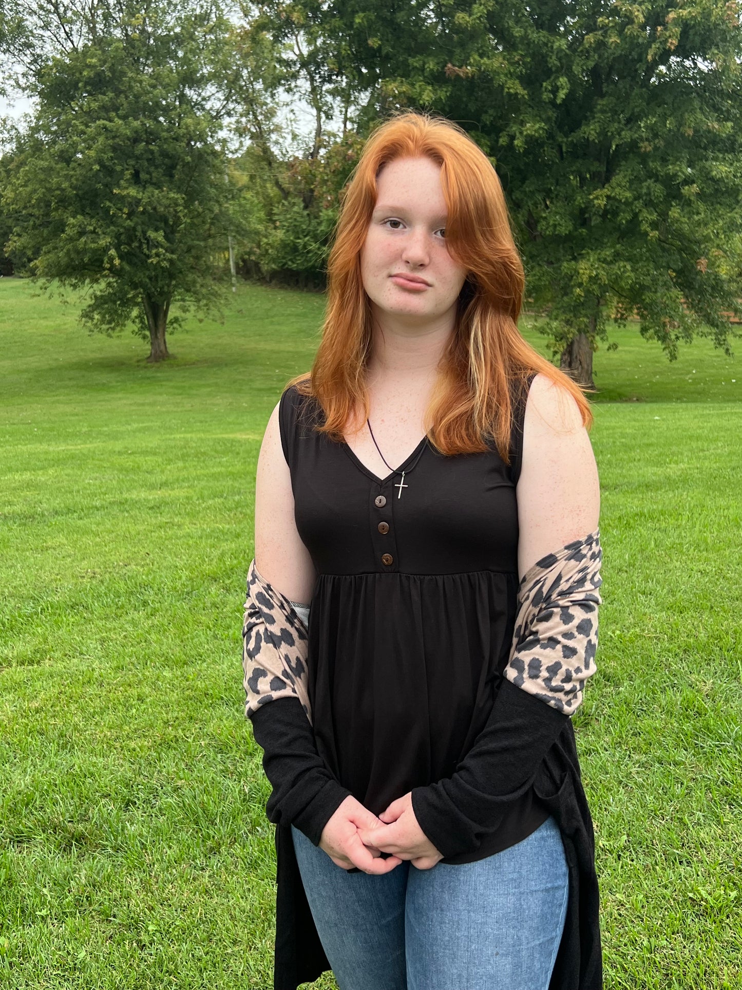 Leopard Lightweight Cardigan