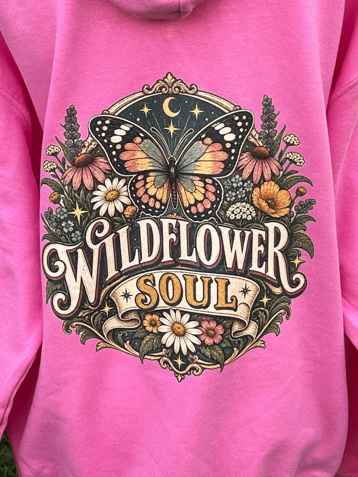 Wildflower Soul Pink Hoodie