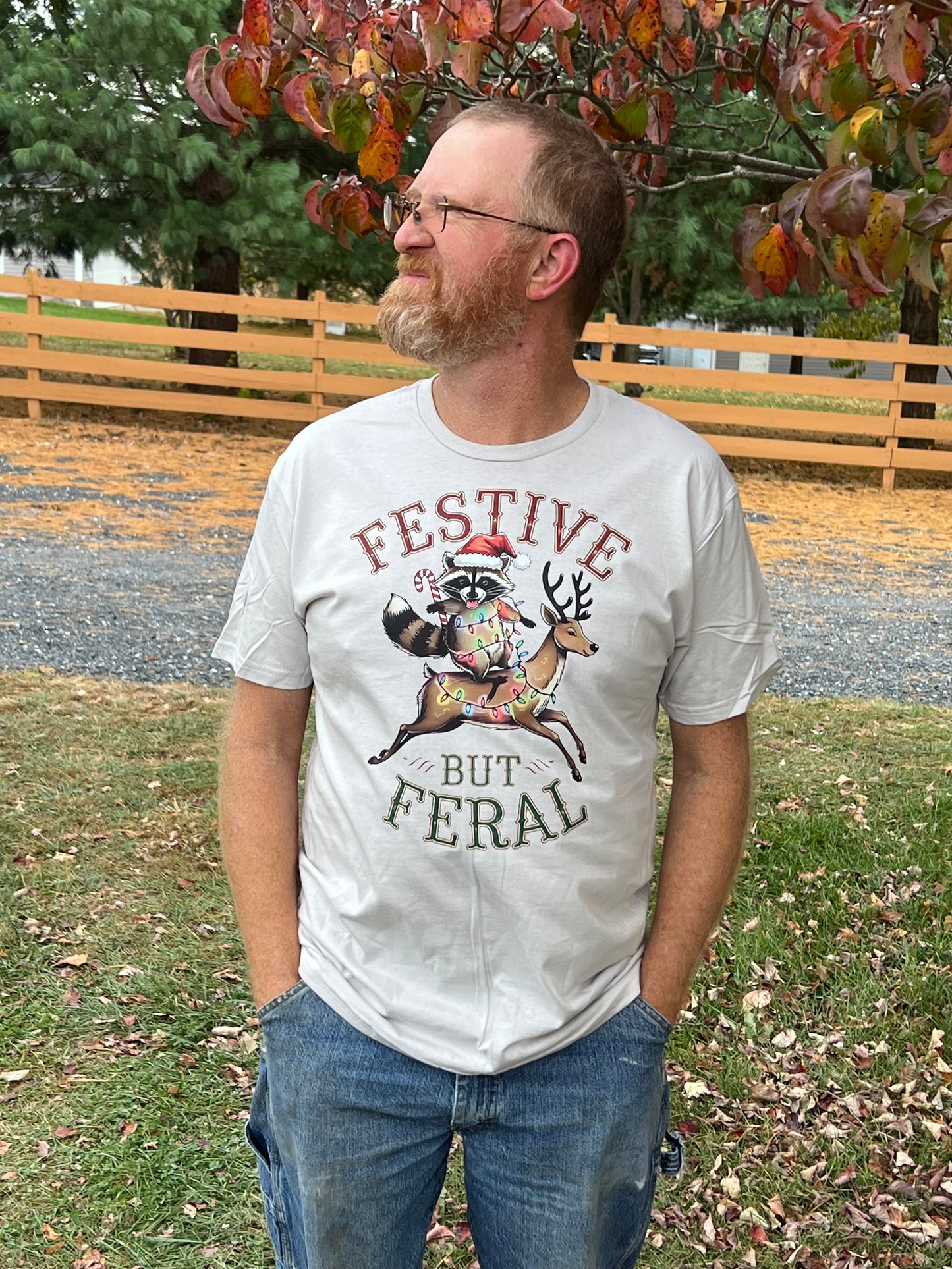 Festive & Feral Handmade DTF T-Shirt