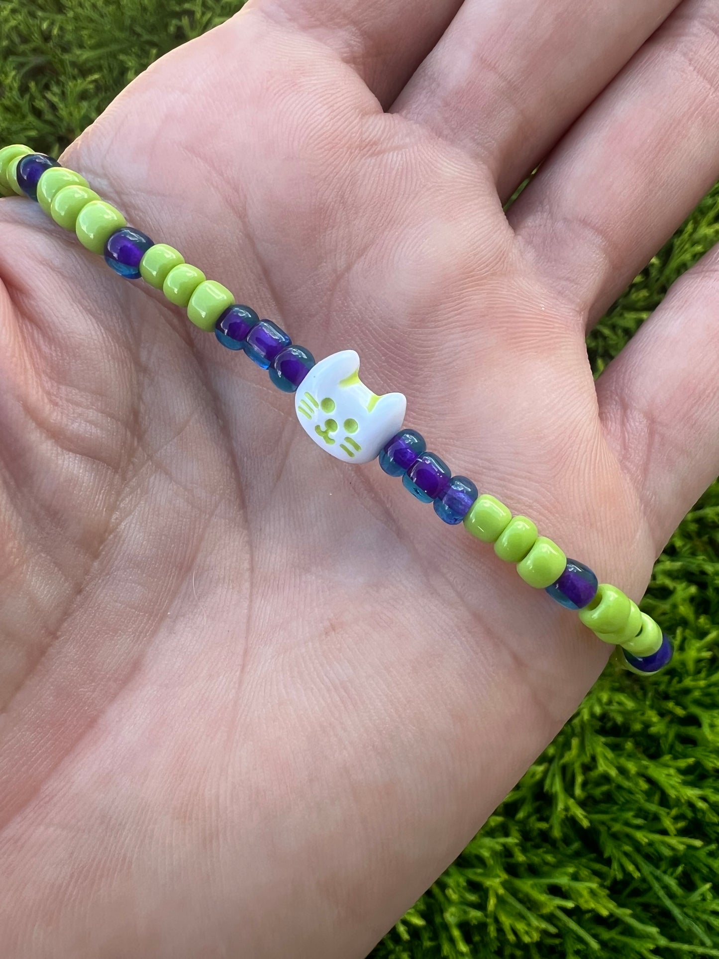 Handmade Kitty Cat Anklet/Bracelet