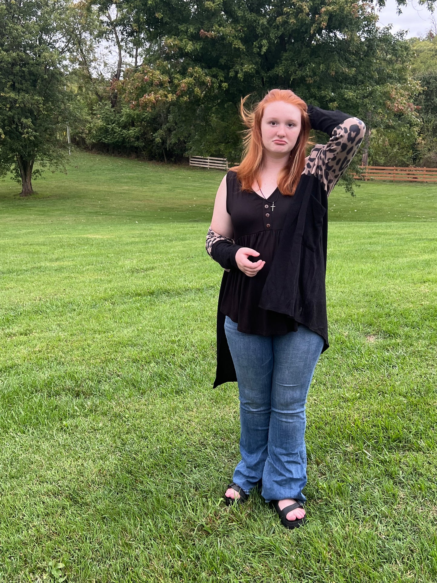 Leopard Lightweight Cardigan