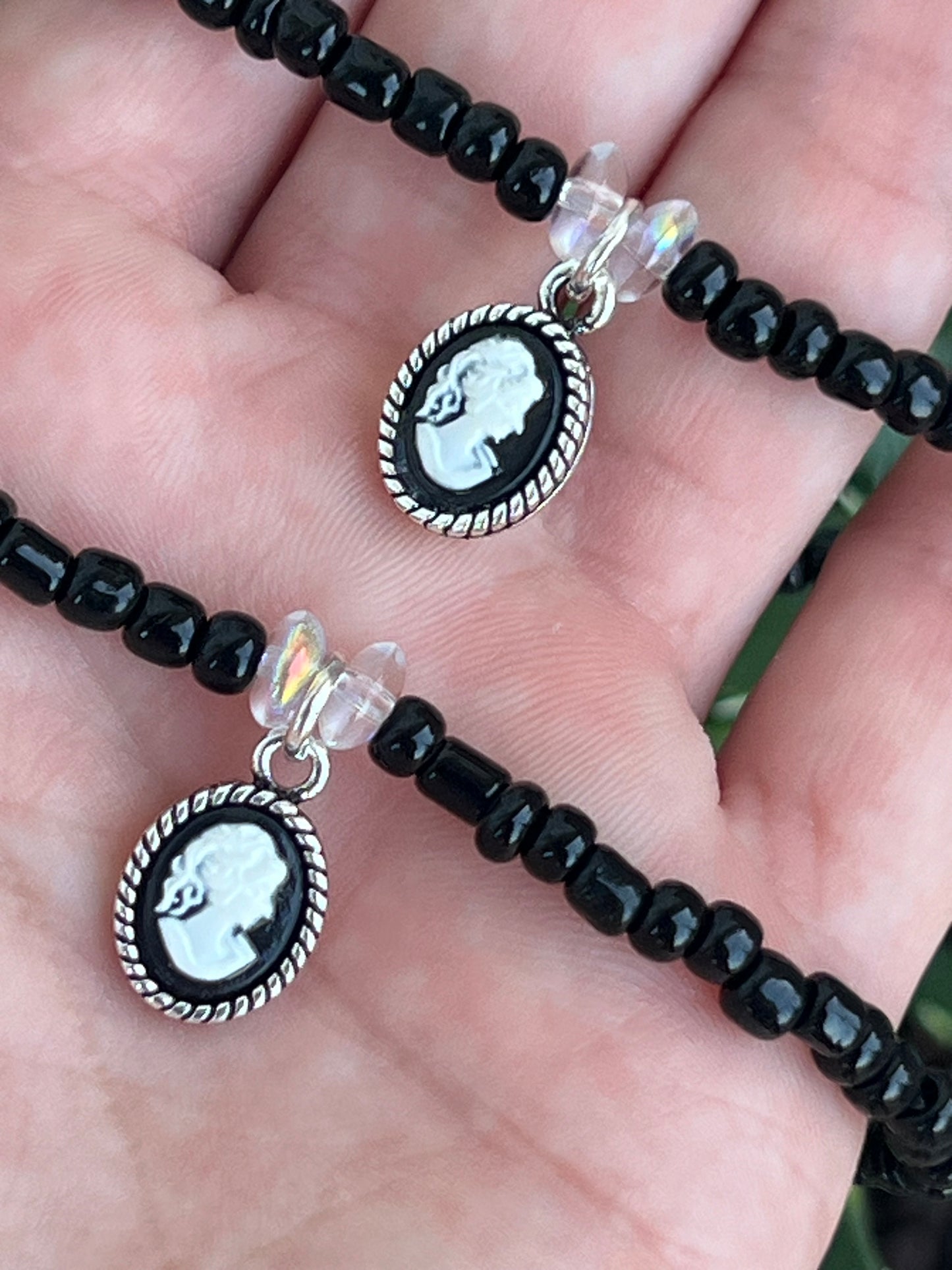 Handmade Cameo Anklet/Bracelet