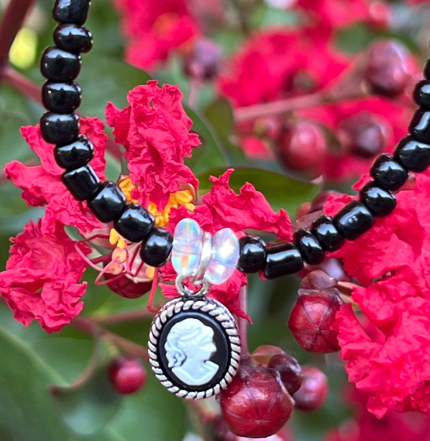 Handmade Cameo Anklet/Bracelet