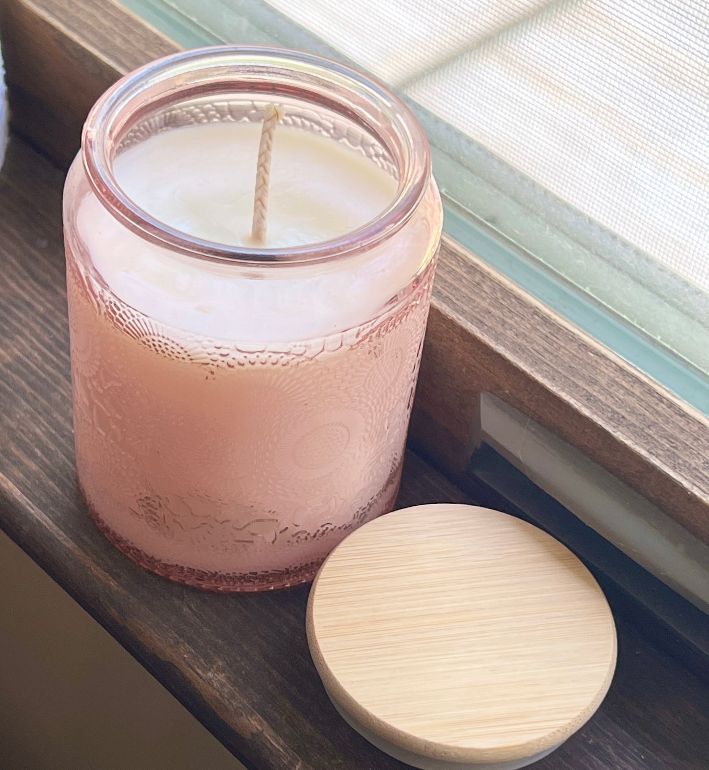 Rose Scented Boho Soy Candle