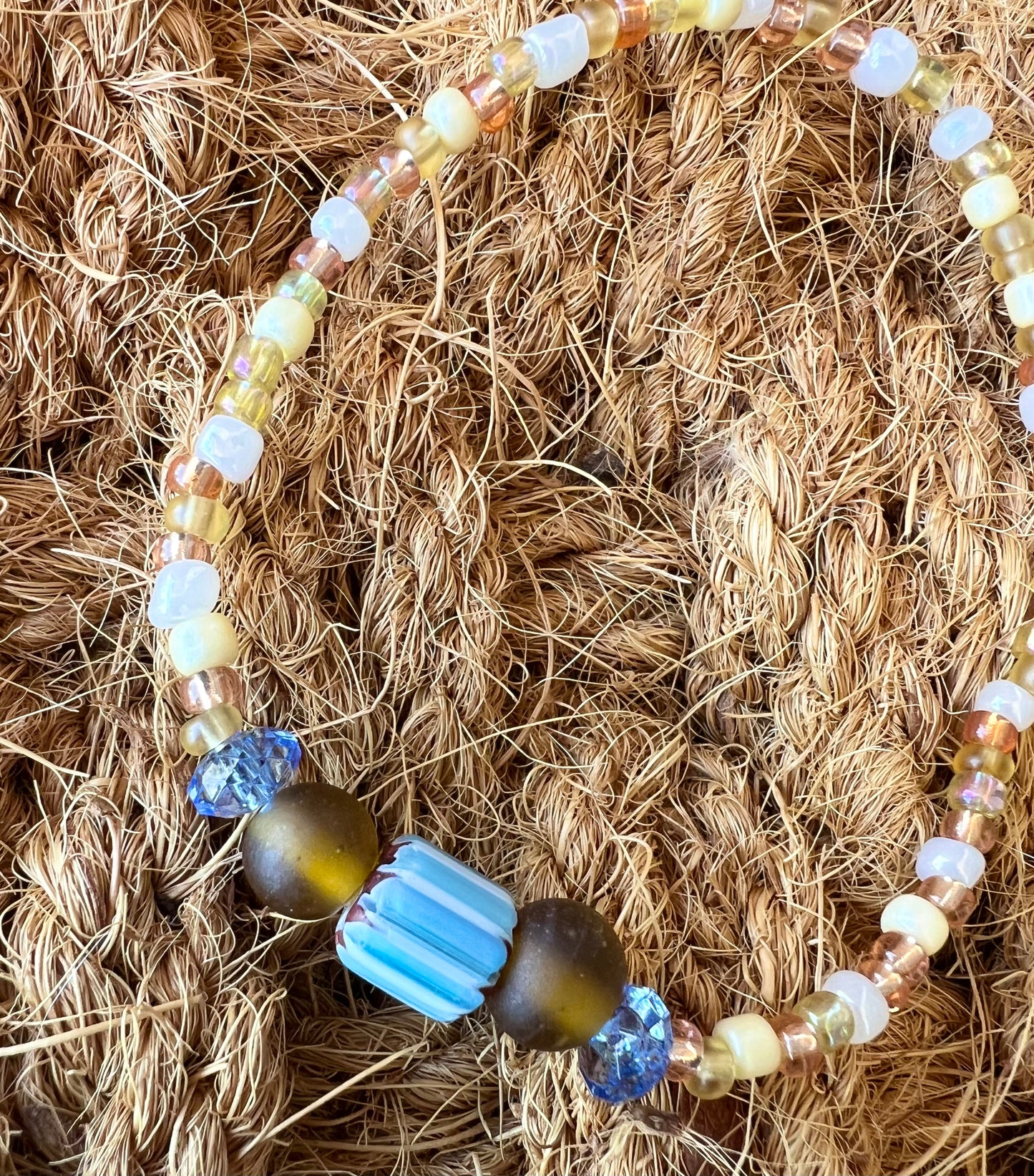 Handmade Beaded Anklet - Small