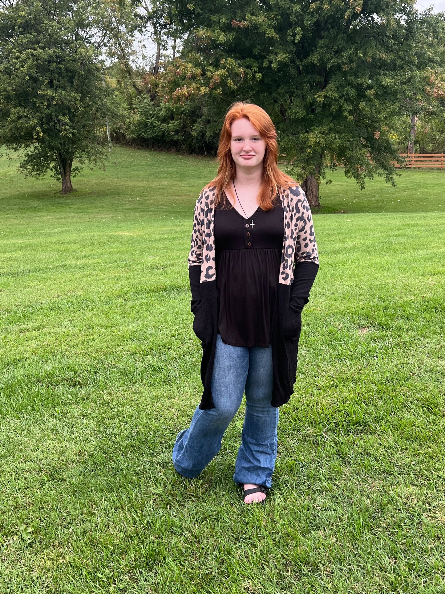 Leopard Lightweight Cardigan