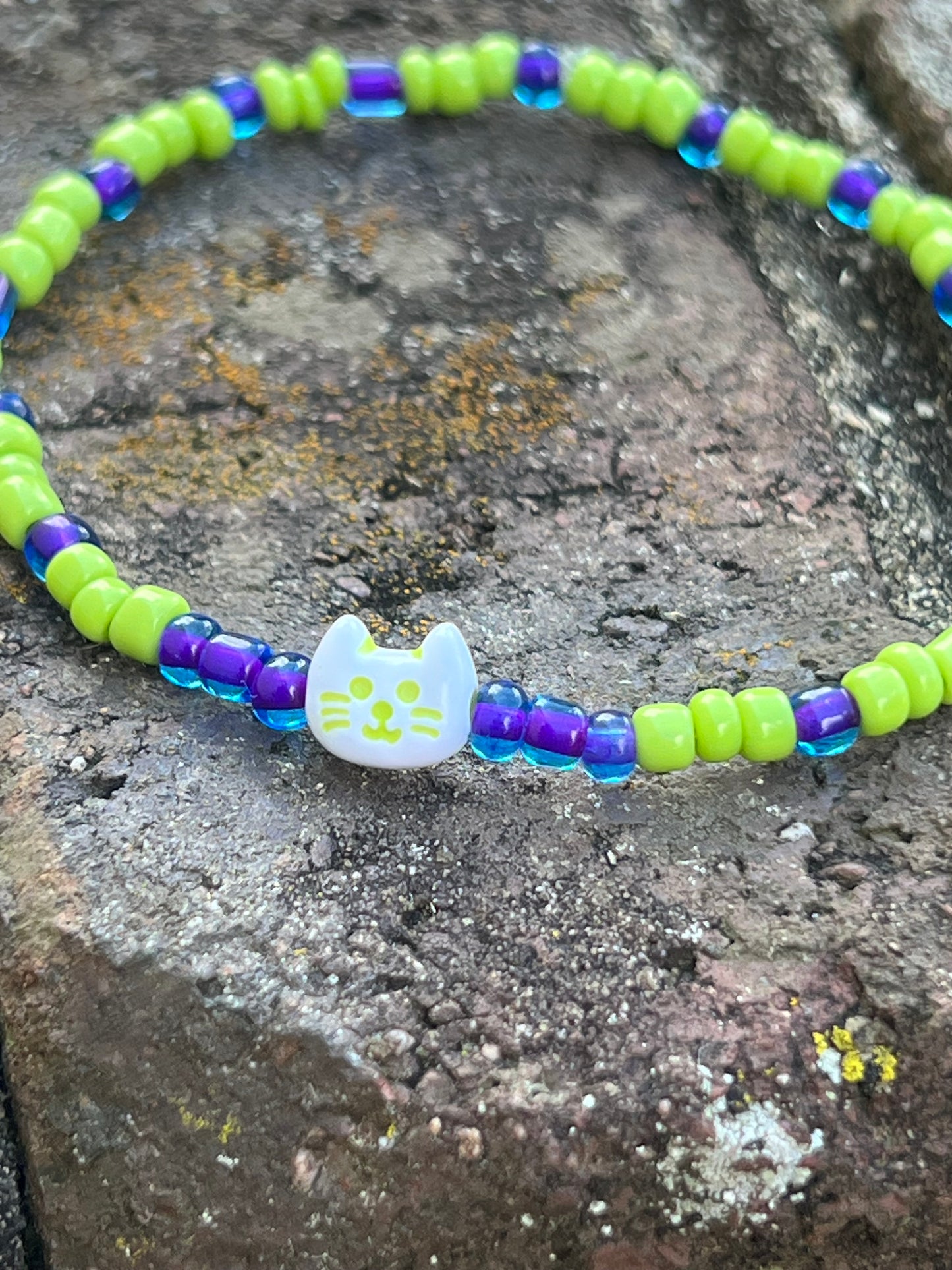 Handmade Kitty Cat Anklet/Bracelet