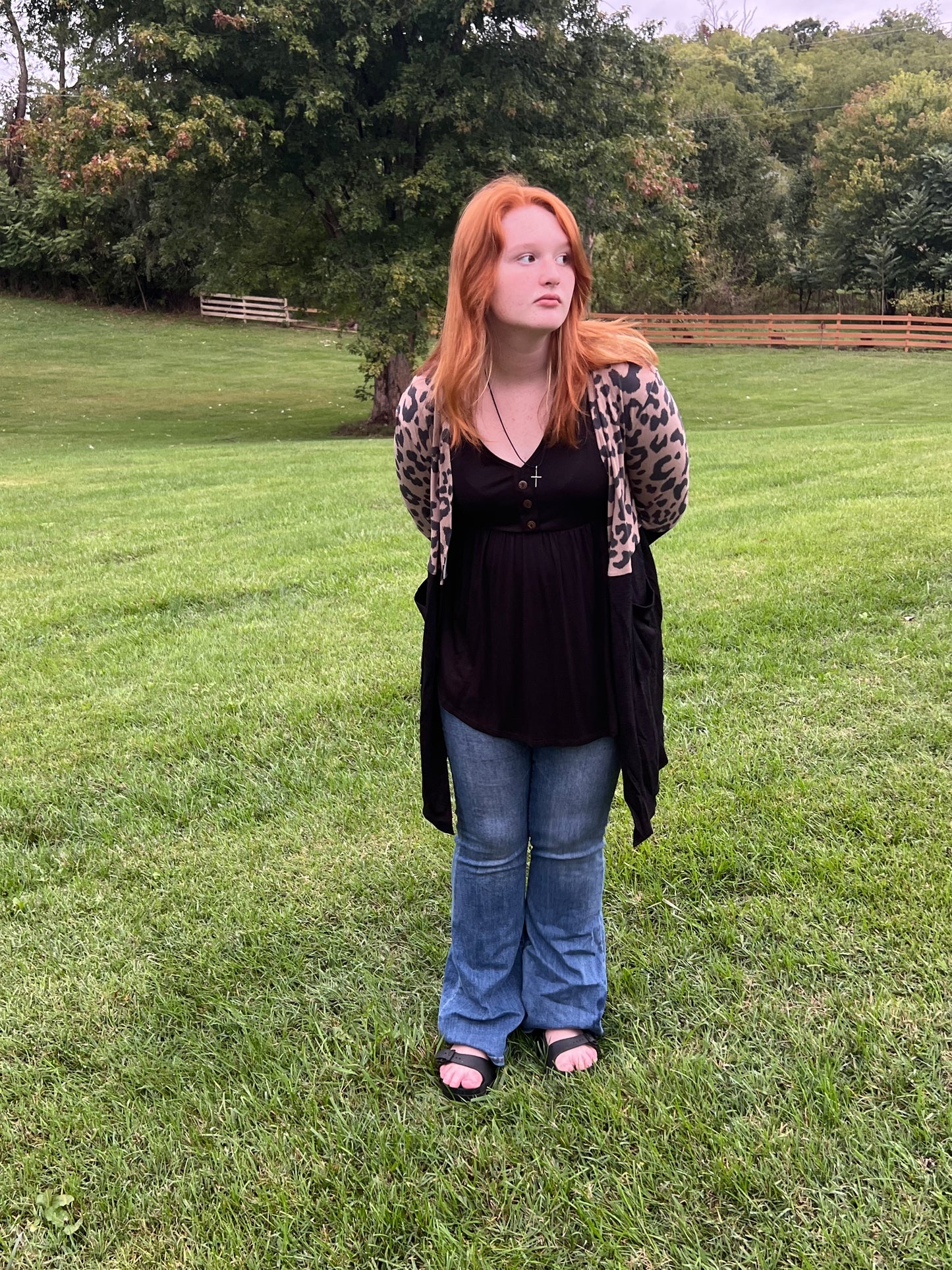 Leopard Lightweight Cardigan