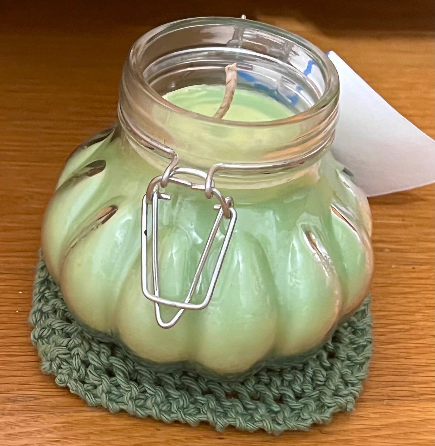 Rosemary Herb Scented Soy Candle in Apothecary Jar