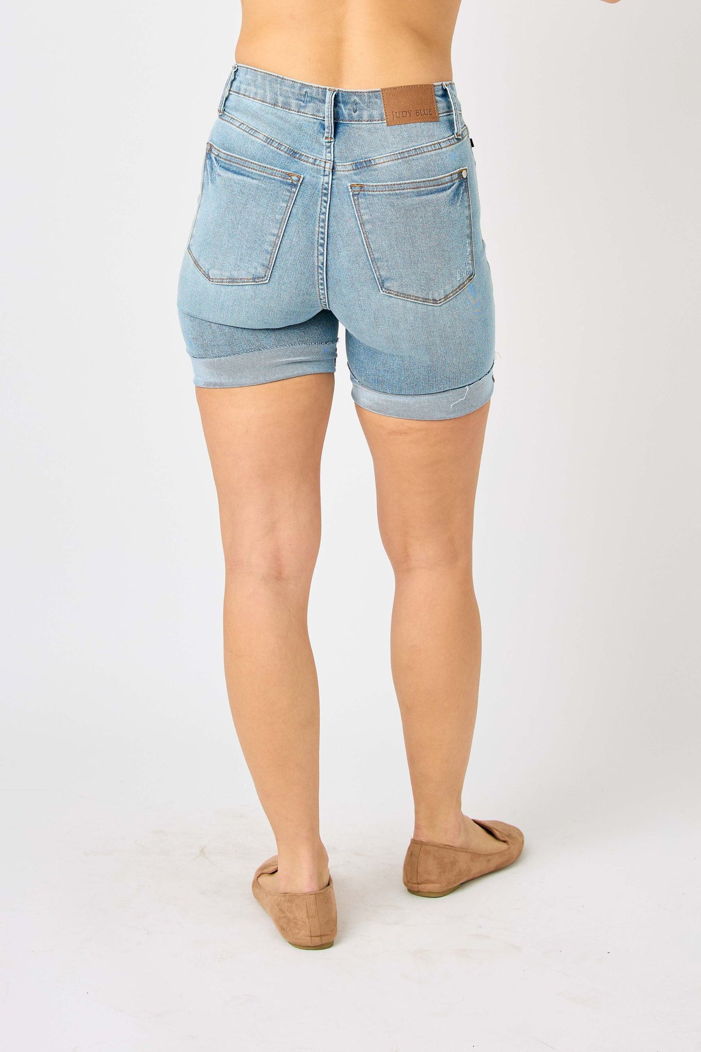 In Stock - Judy Blue Denim Cuffed/Uncuffed Shorts