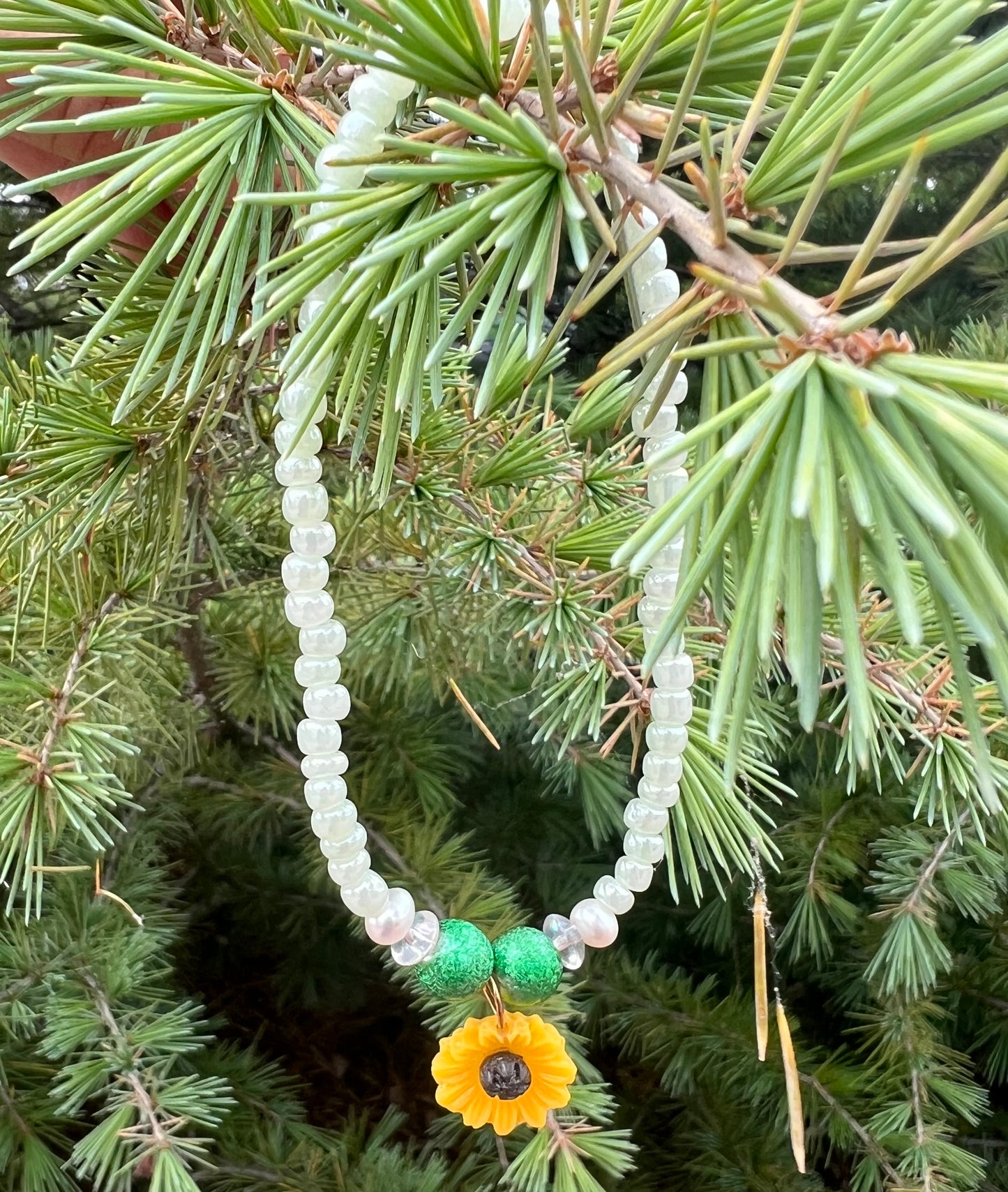 Handmade Sunflower Anklet/Bracelet - Small