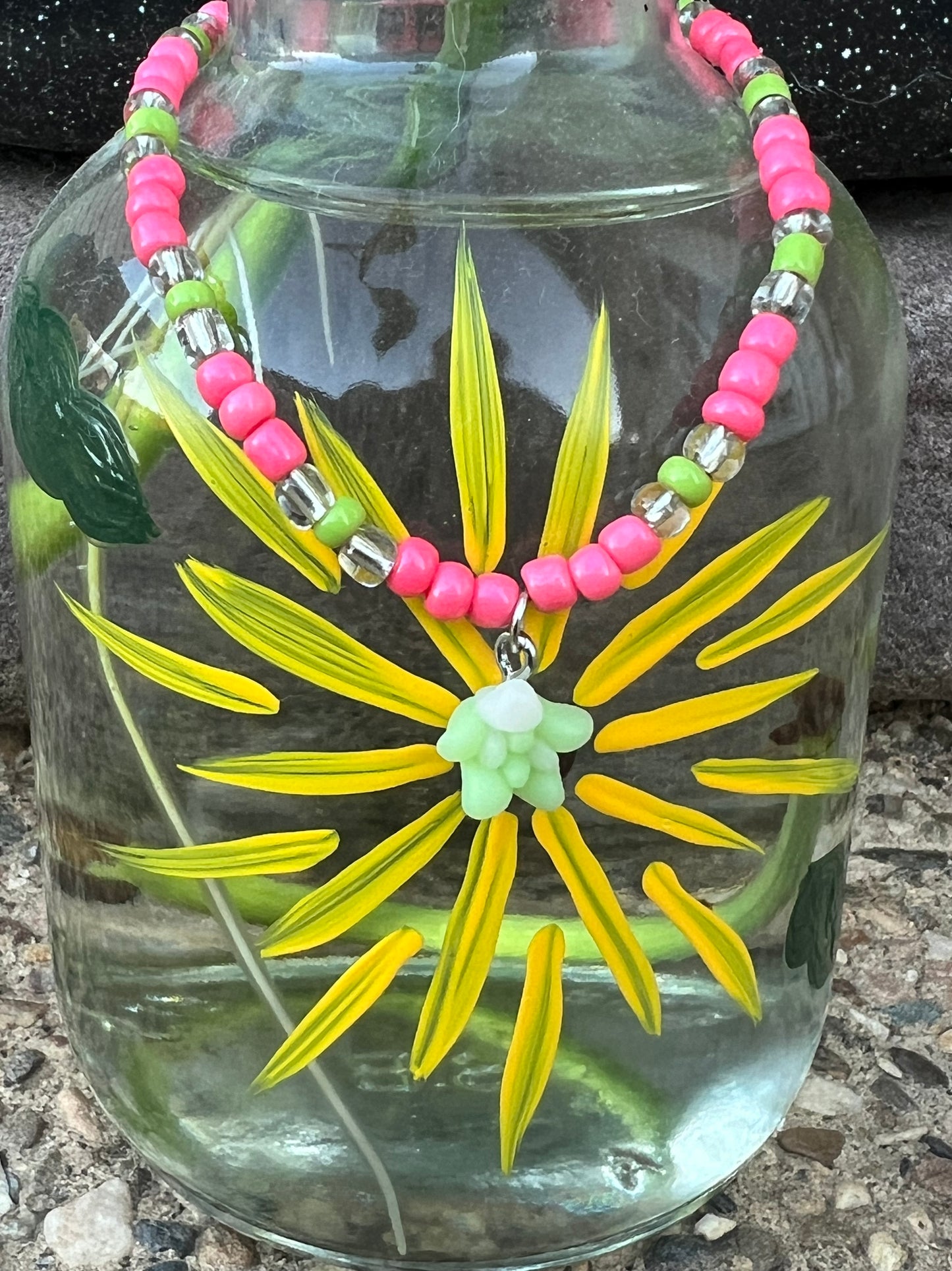 Handmade Succulent Lovers Anklet - Small