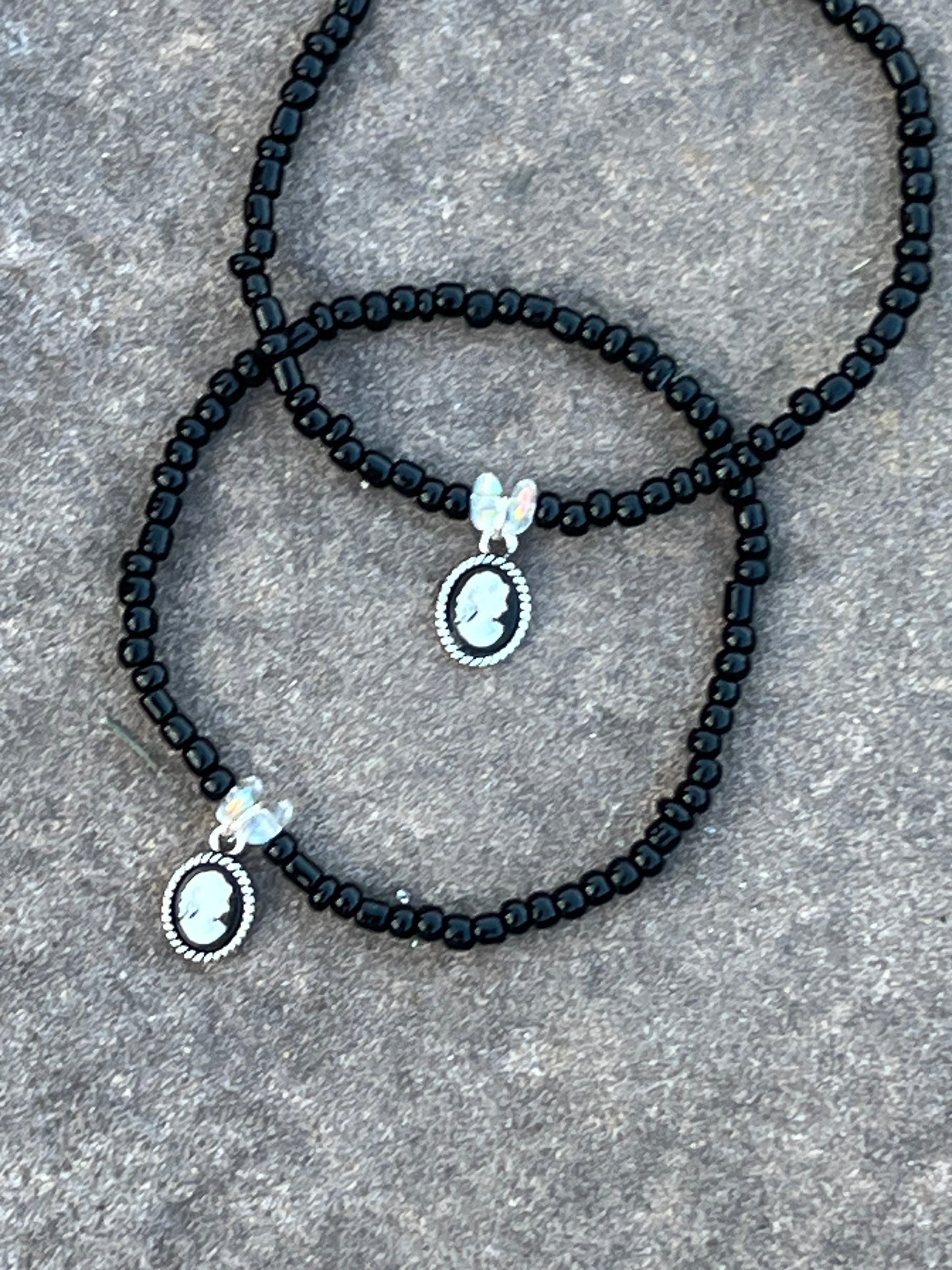 Handmade Cameo Anklet/Bracelet