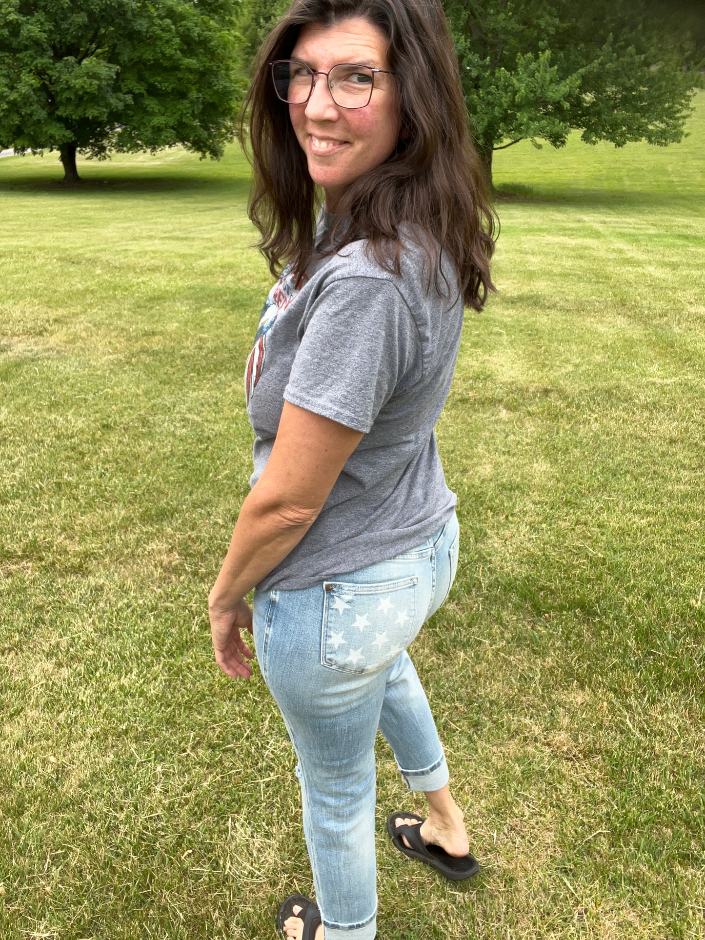 Americana Judy Blue Star Denim - In Stock