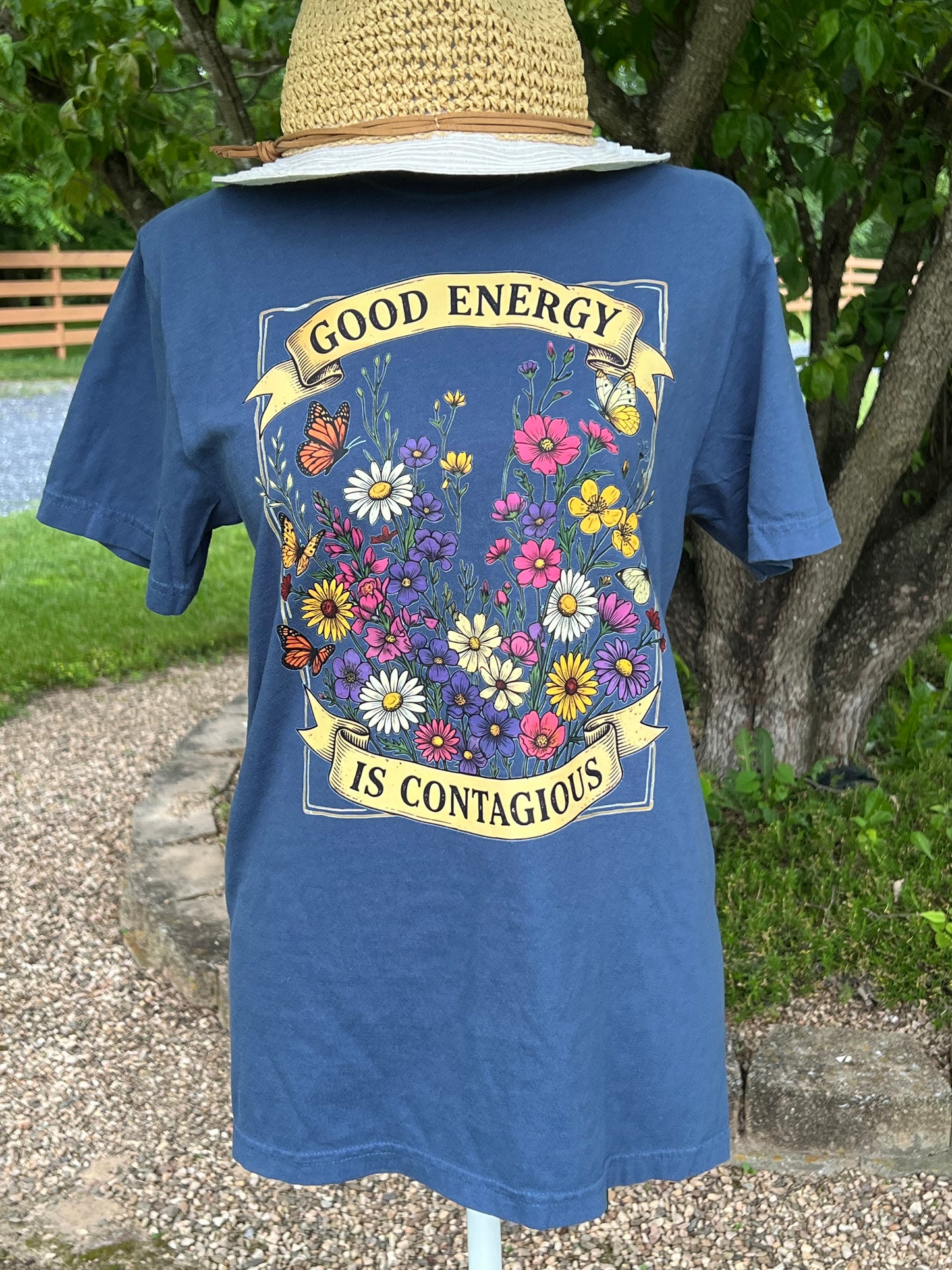 Good Energy is Contagious T-Shirt - Small