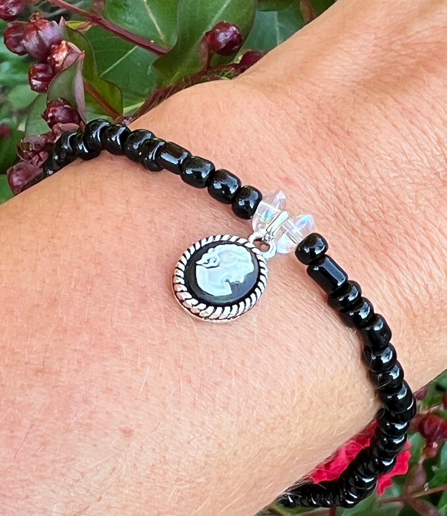 Handmade Cameo Anklet/Bracelet