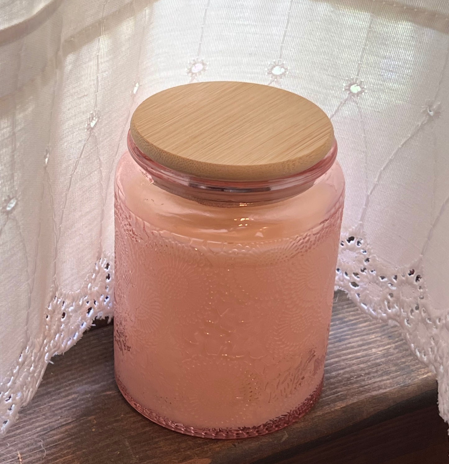 Rose Scented Boho Soy Candle