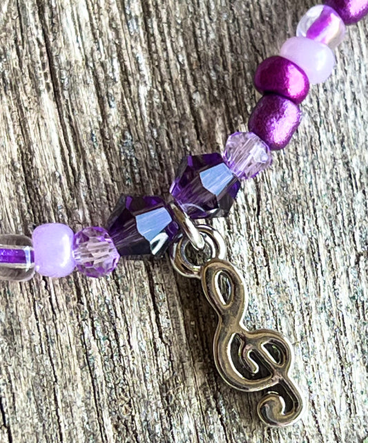 Handmade Music Lovers Anklet - Large