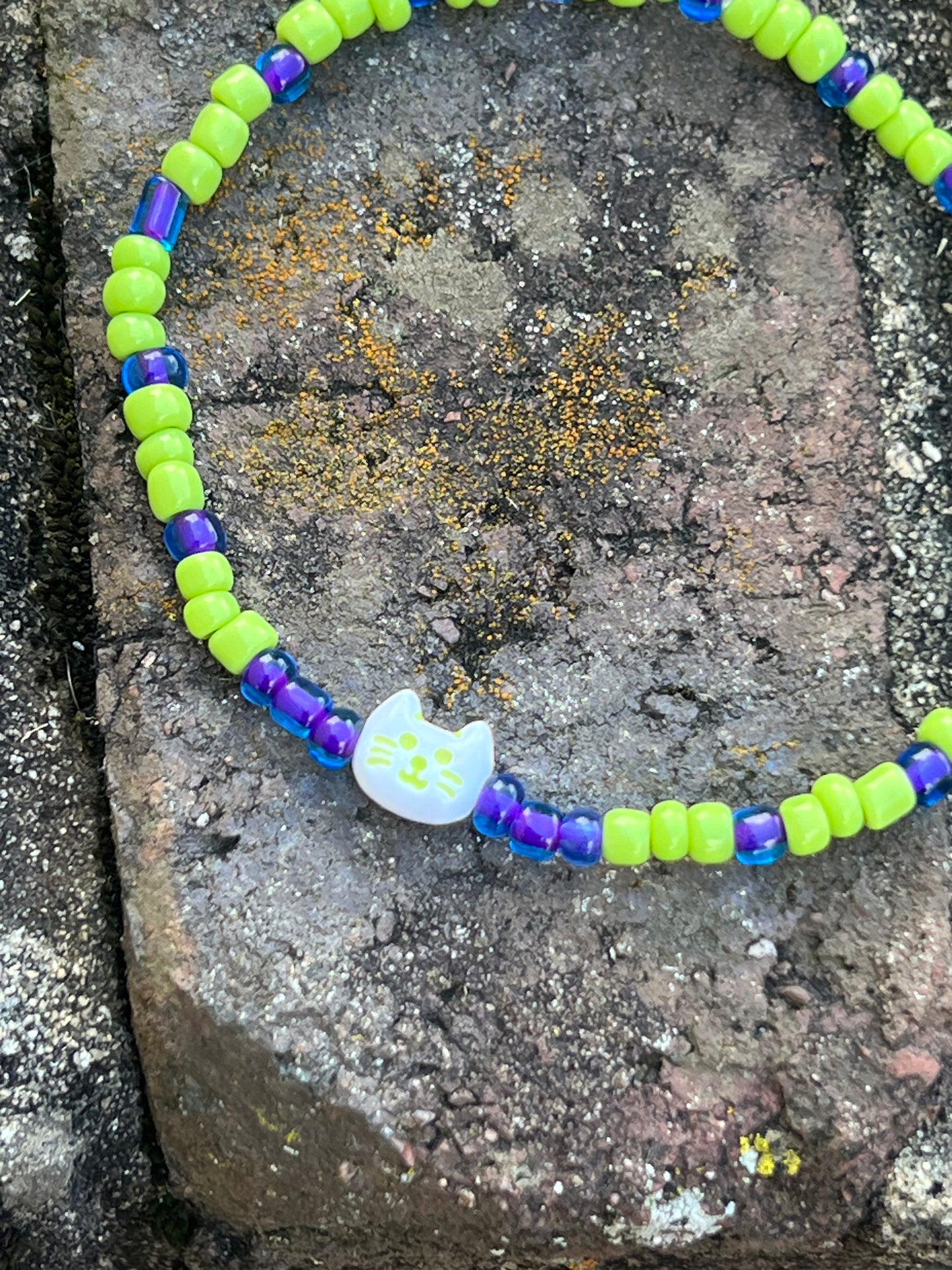 Handmade Kitty Cat Anklet/Bracelet