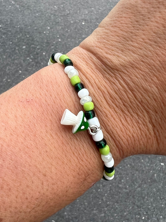 Handmade Mushroom Anklet/Bracelet