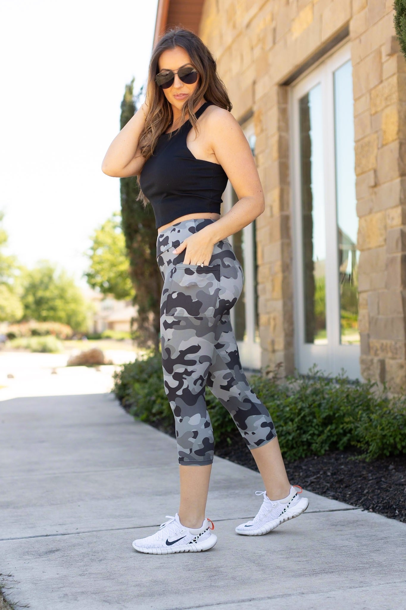 Ace Camo Capris w/ POCKETS