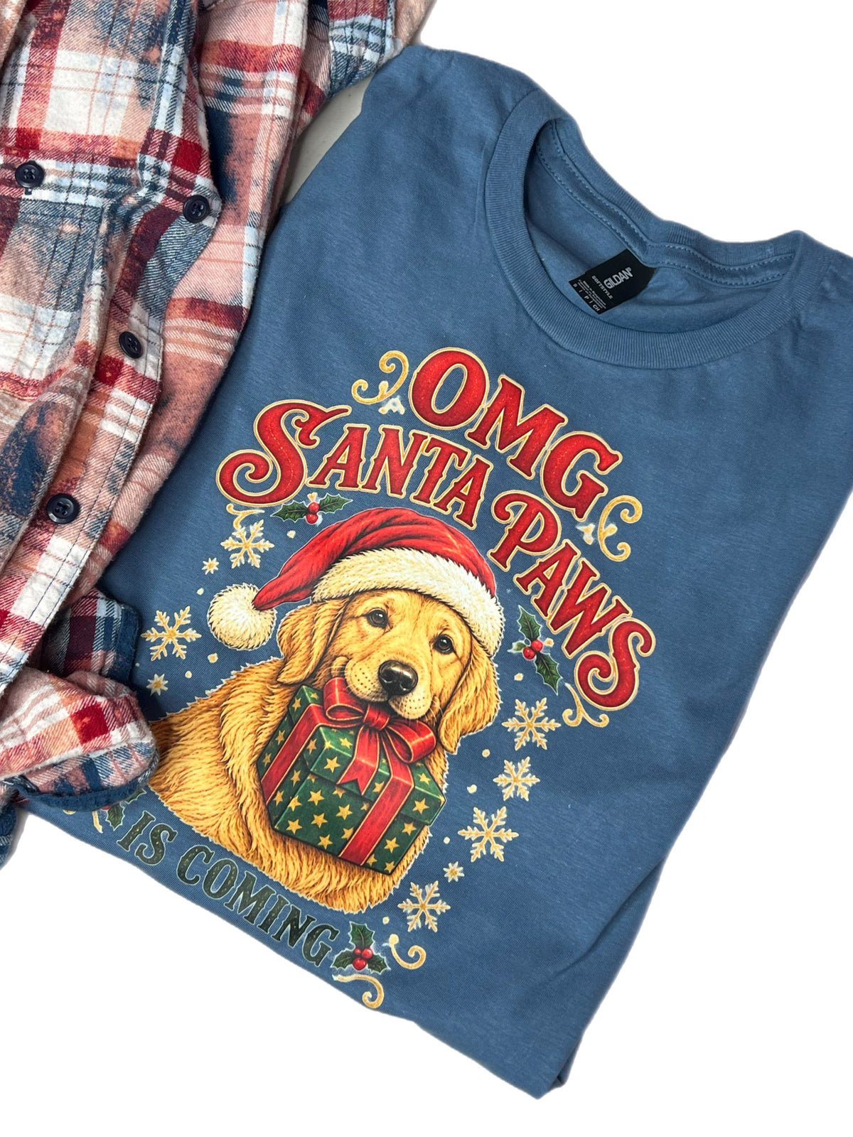 Golden Retriever Merry Christmas T-Shirt