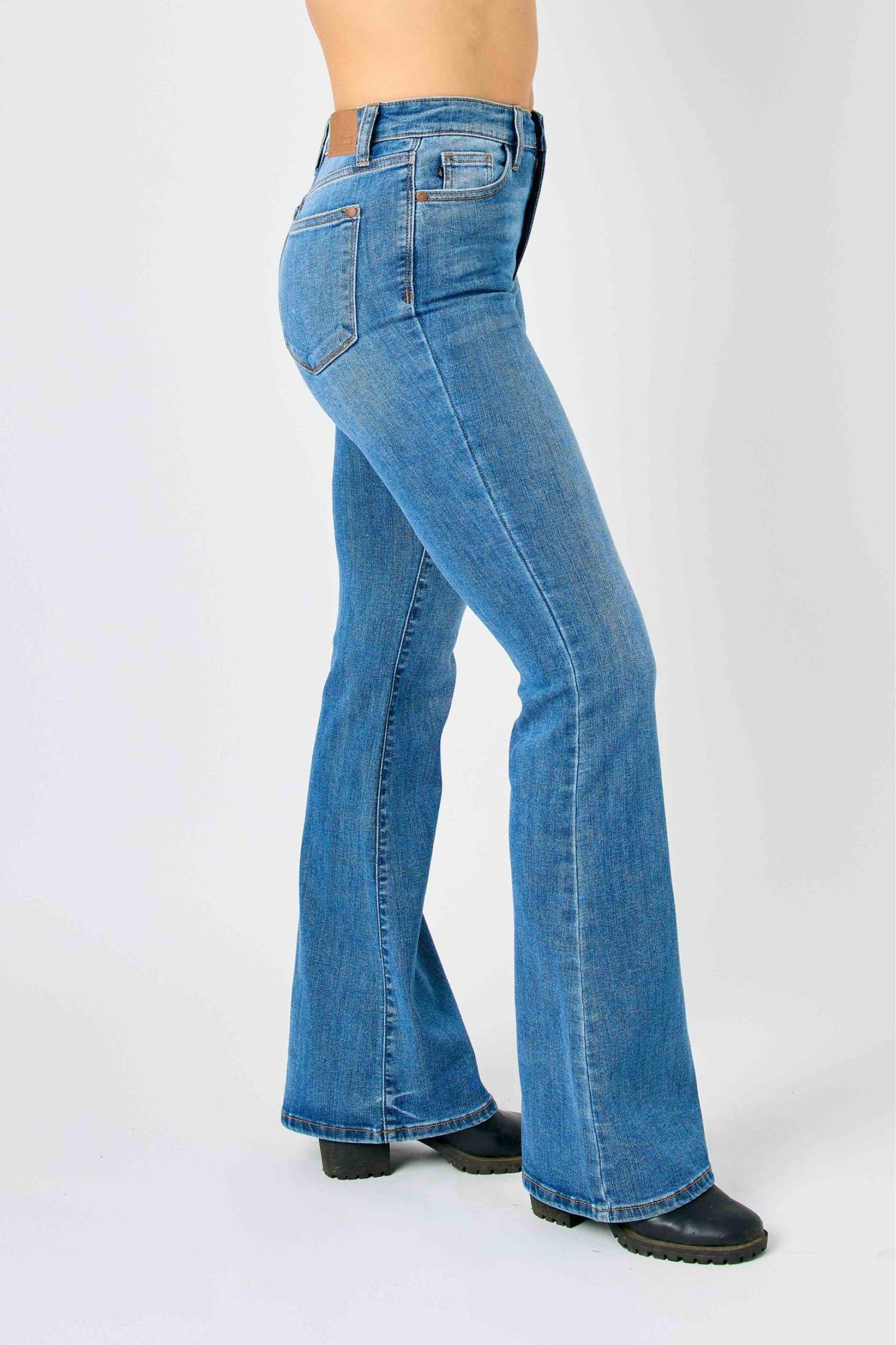 In Stock - Judy Blue Flared Denim Jeans
