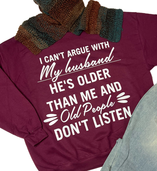 Can’t Argue 3XL Sweatshirt