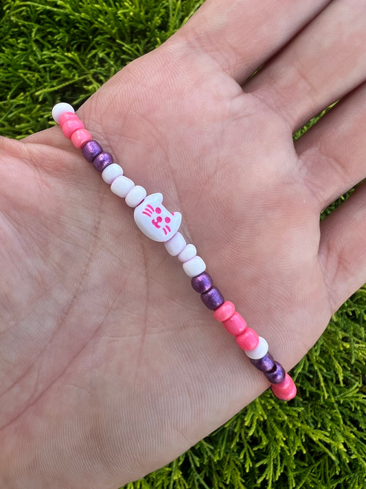 Handmade Kitty Cat Anklet/Bracelet