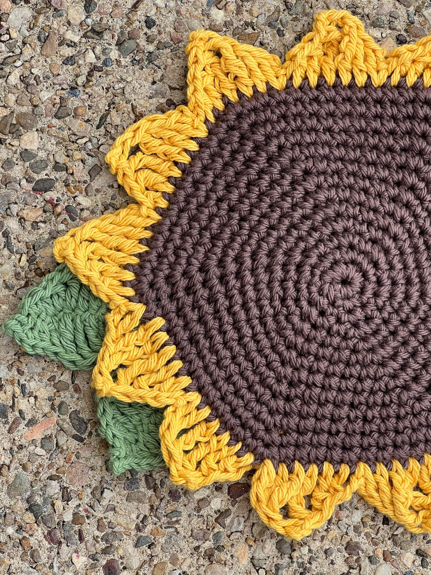 Sunflower Cotton Hot Pad