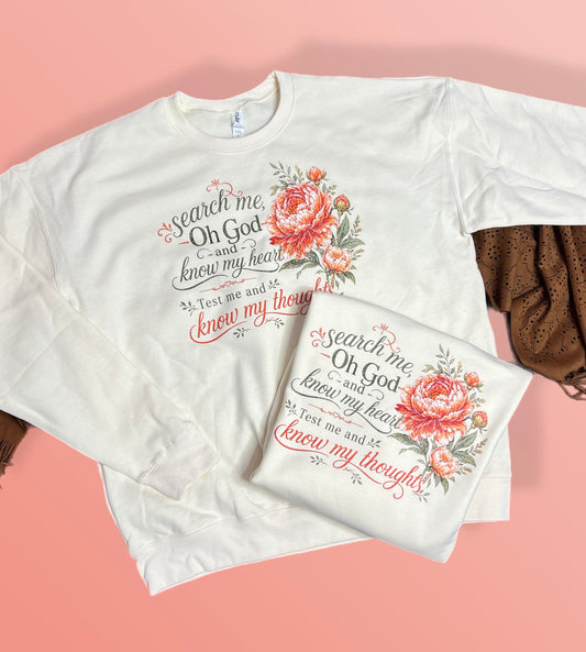 Faith Floral Cozy Sweatshirt
