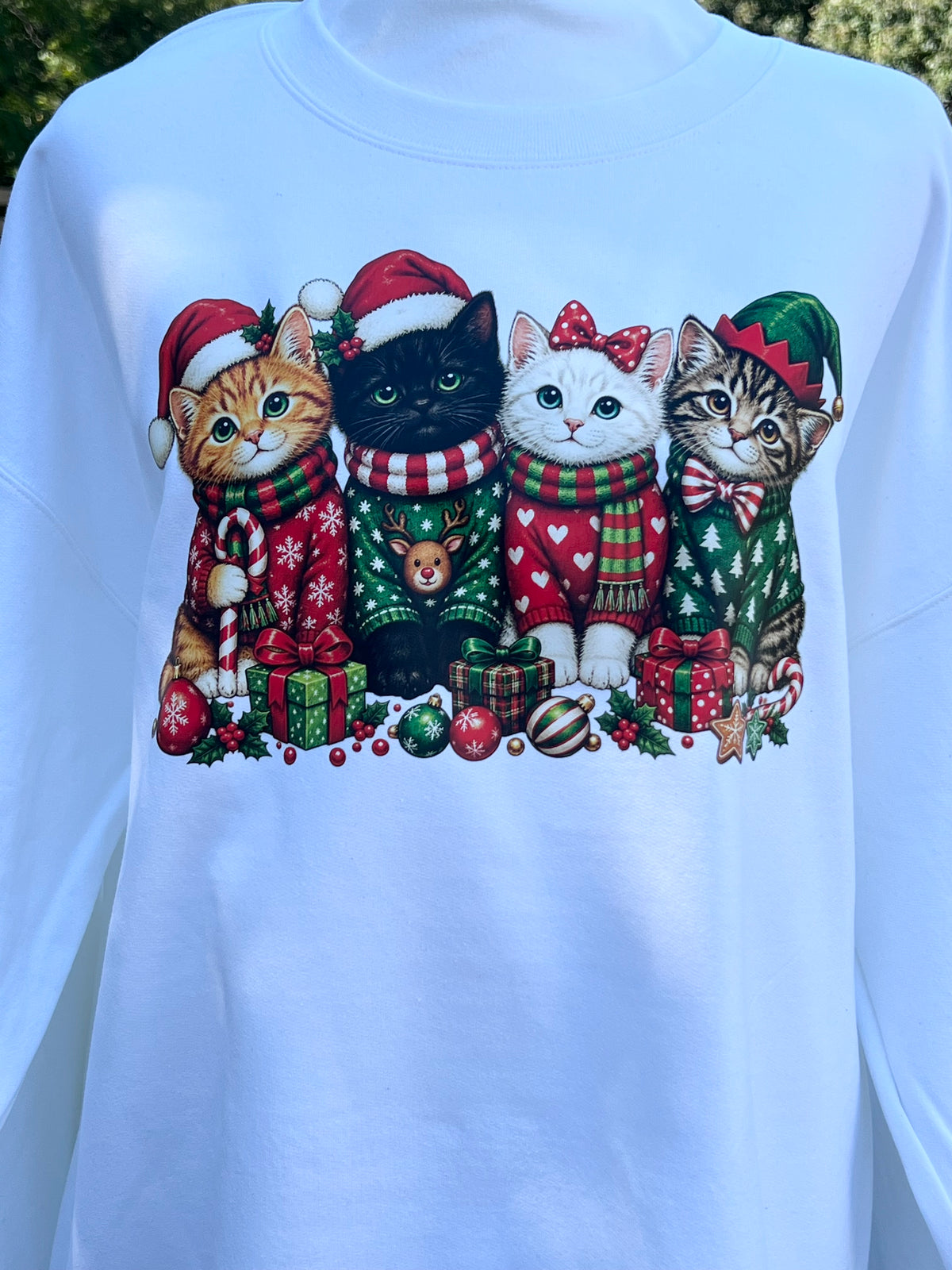 Christmas Cats Sweatshirt