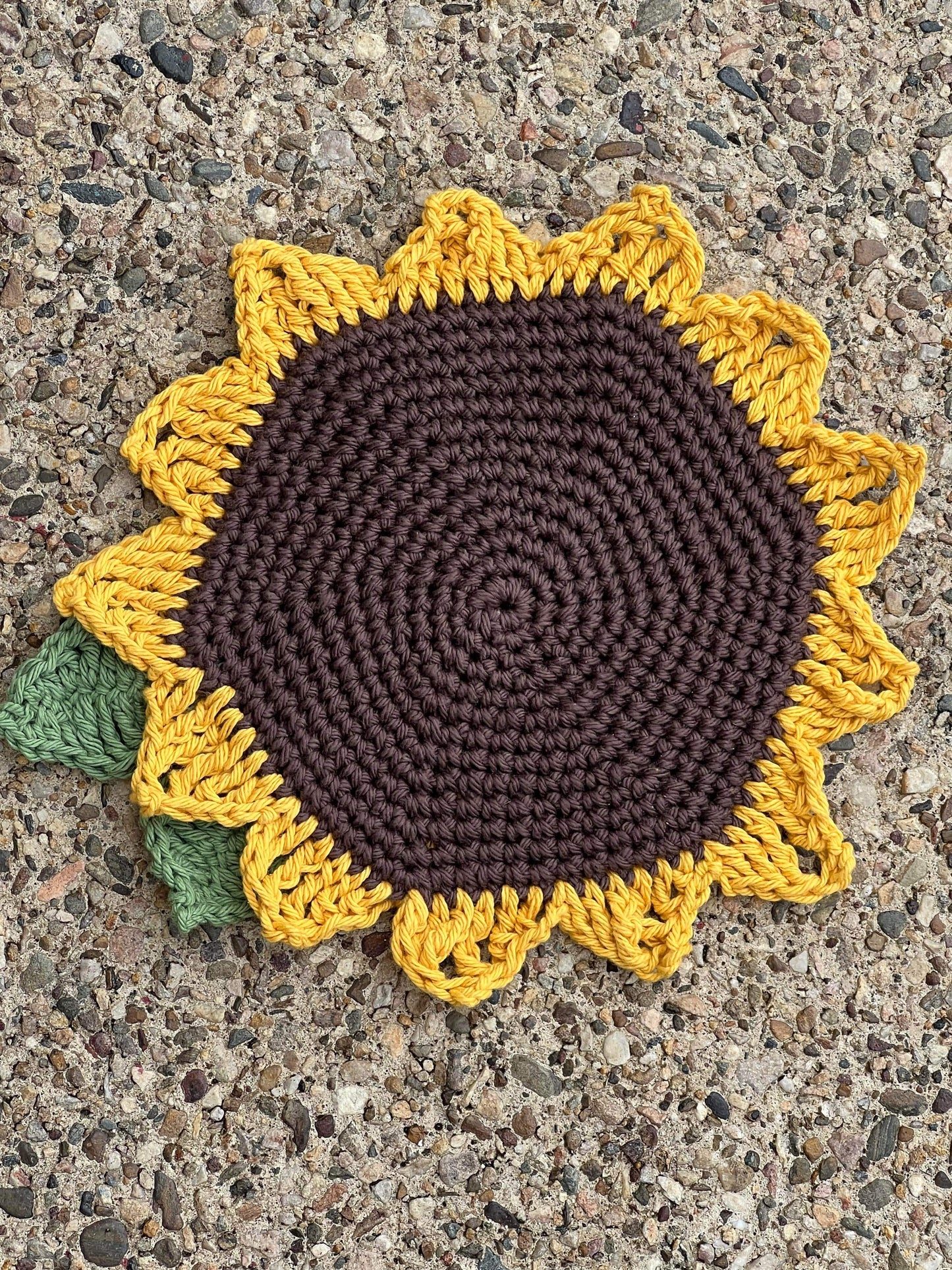 Sunflower Cotton Hot Pad