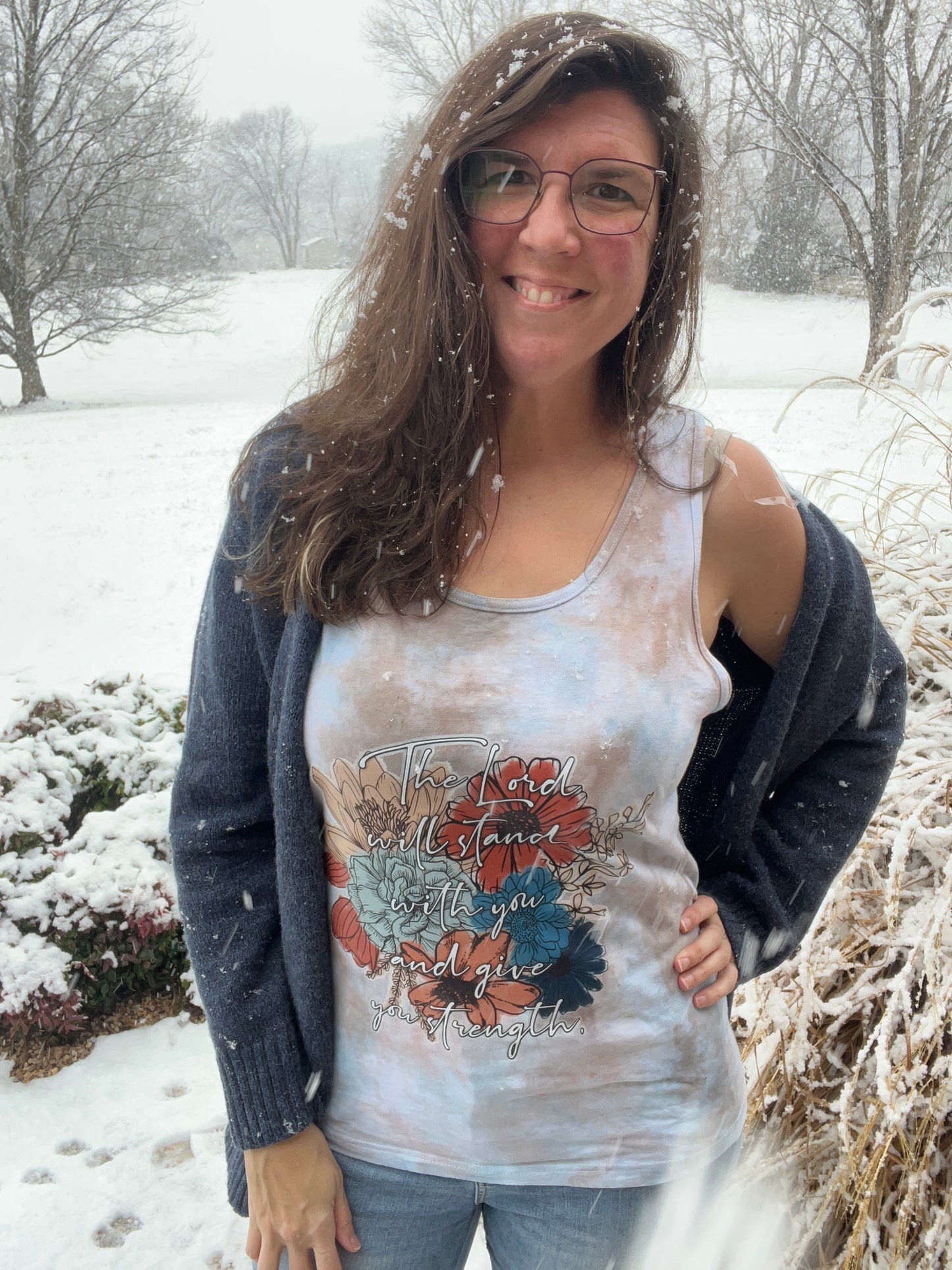 Hand Dyed Faith Tank Top