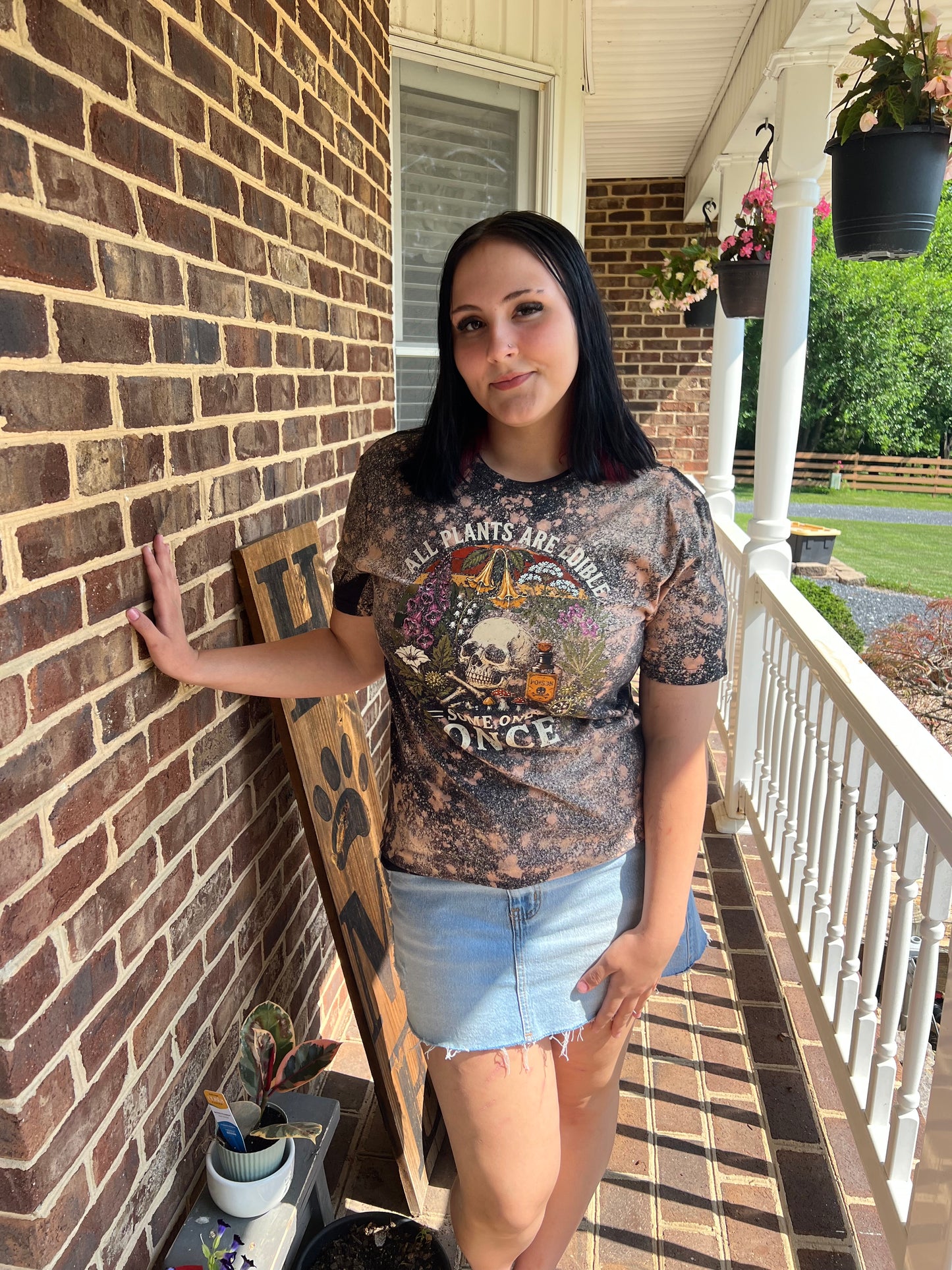 All Plants Are Edible, Some Only Once - Bleach Art T-Shirt - BEST SELLER