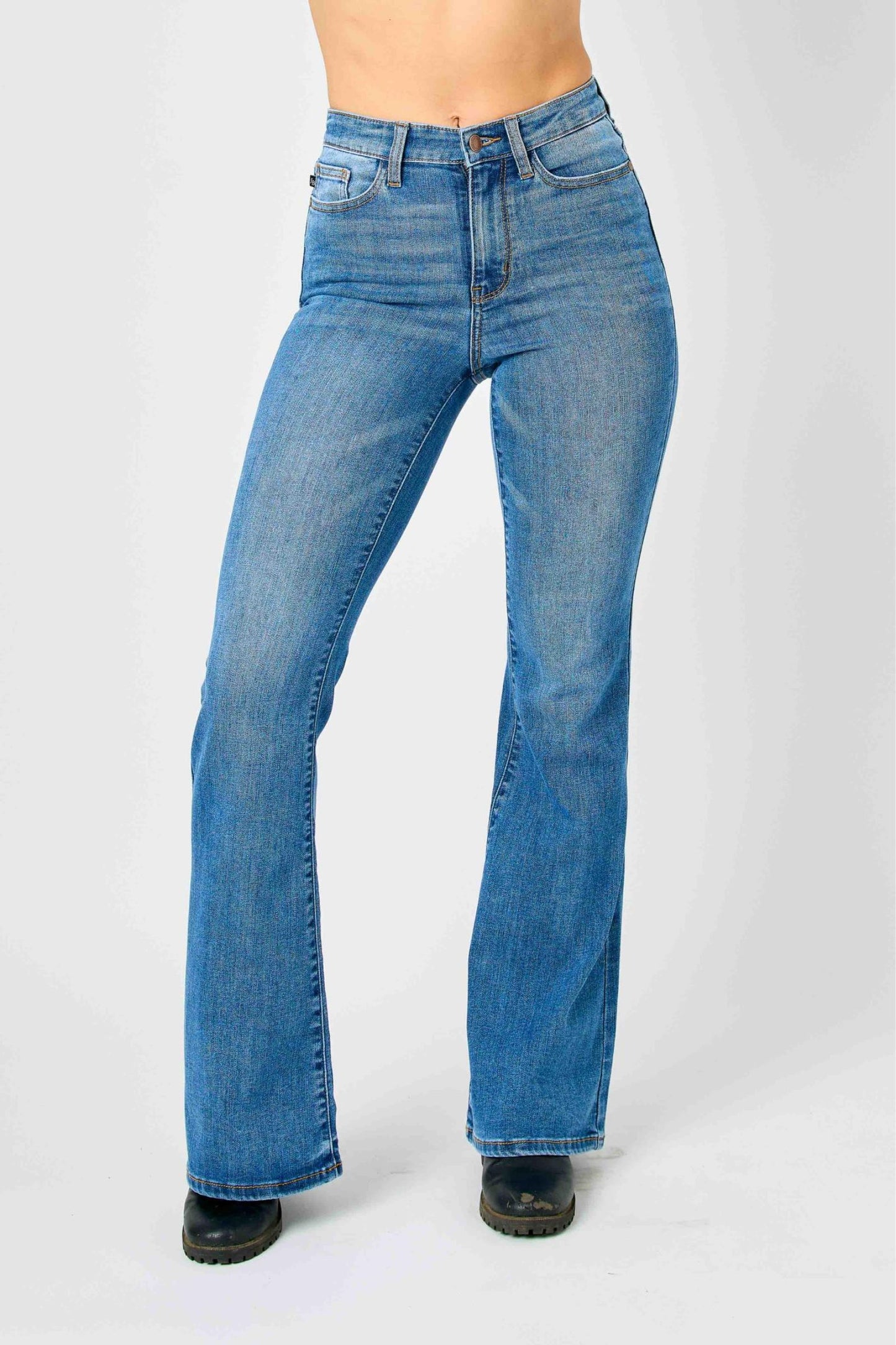 In Stock - Judy Blue Flared Denim Jeans