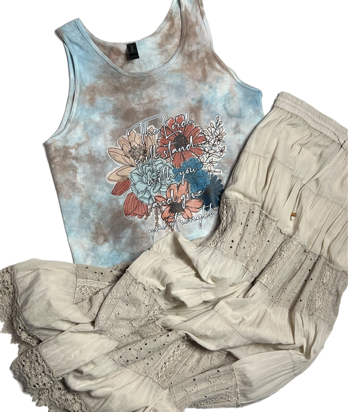 Hand Dyed Faith Tank Top