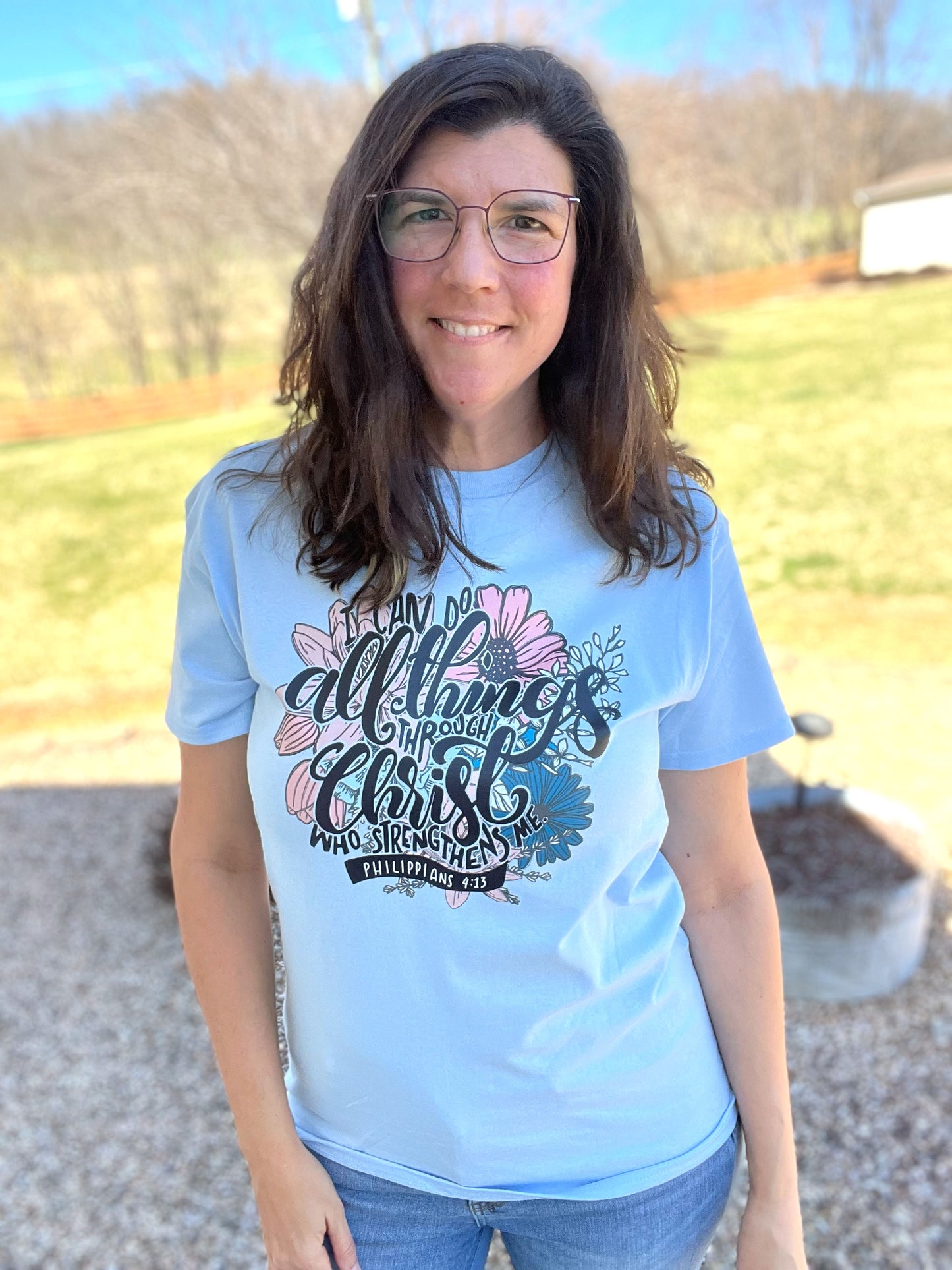 I Can Do All Things Through Crist Custom T-Shirt