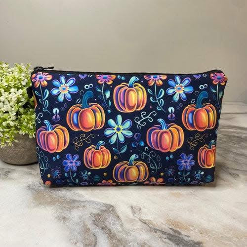 Pretty Pumpkin Zipper Pouch